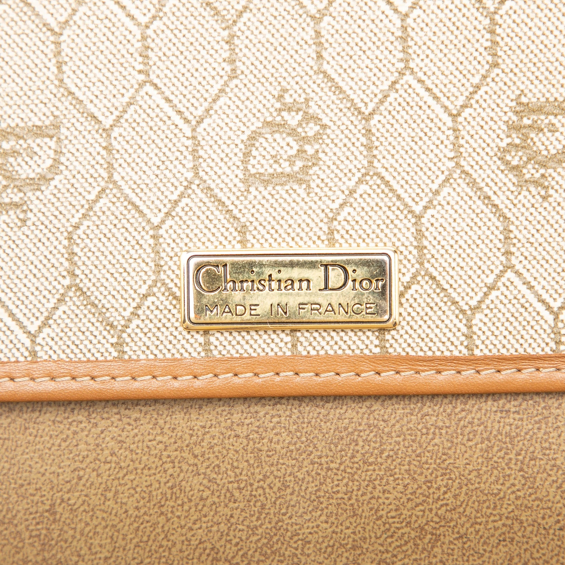 Dior Honeycomb Coated Canvas Crossbody