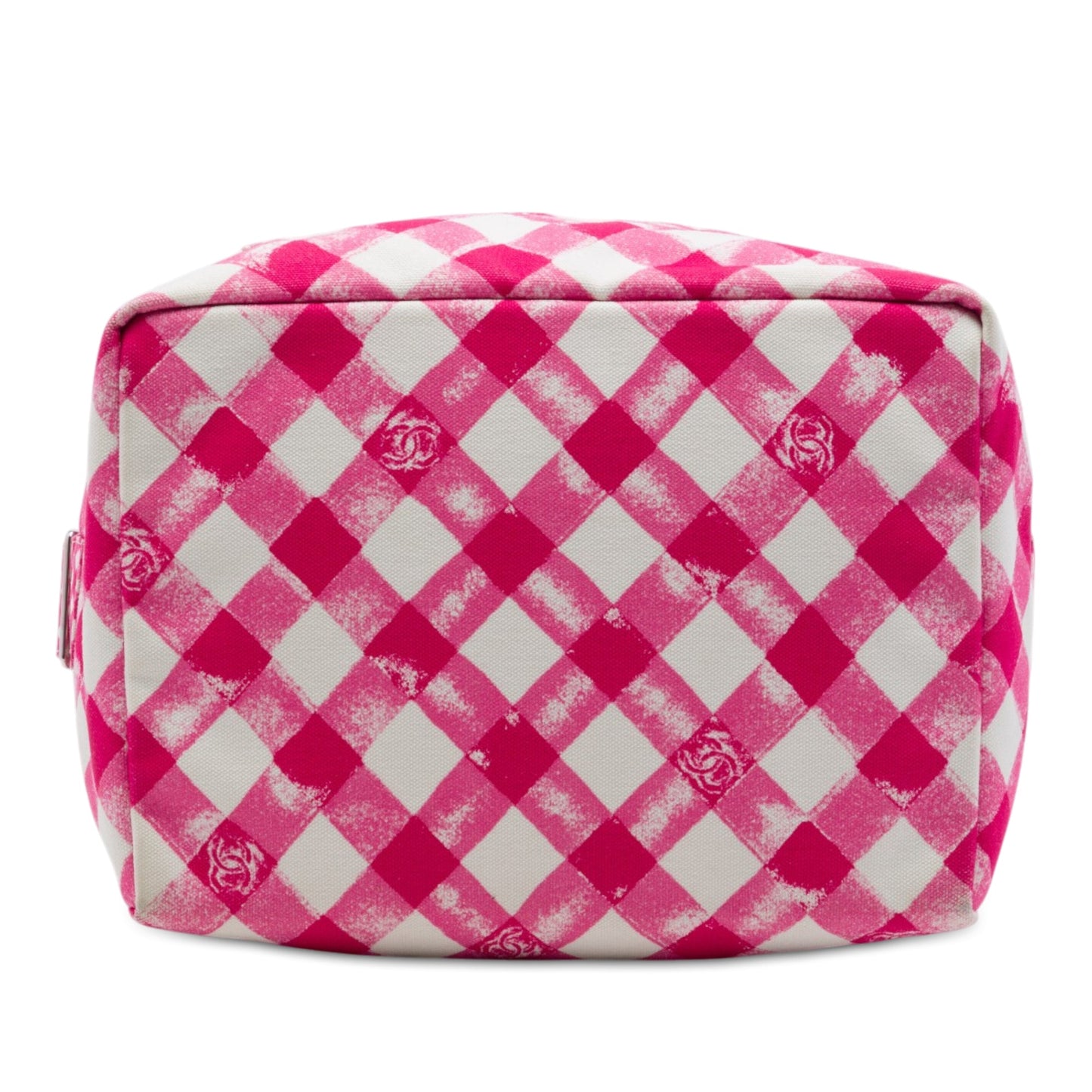 Chanel CC Canvas Gingham Lunch Box Shoulder Bag