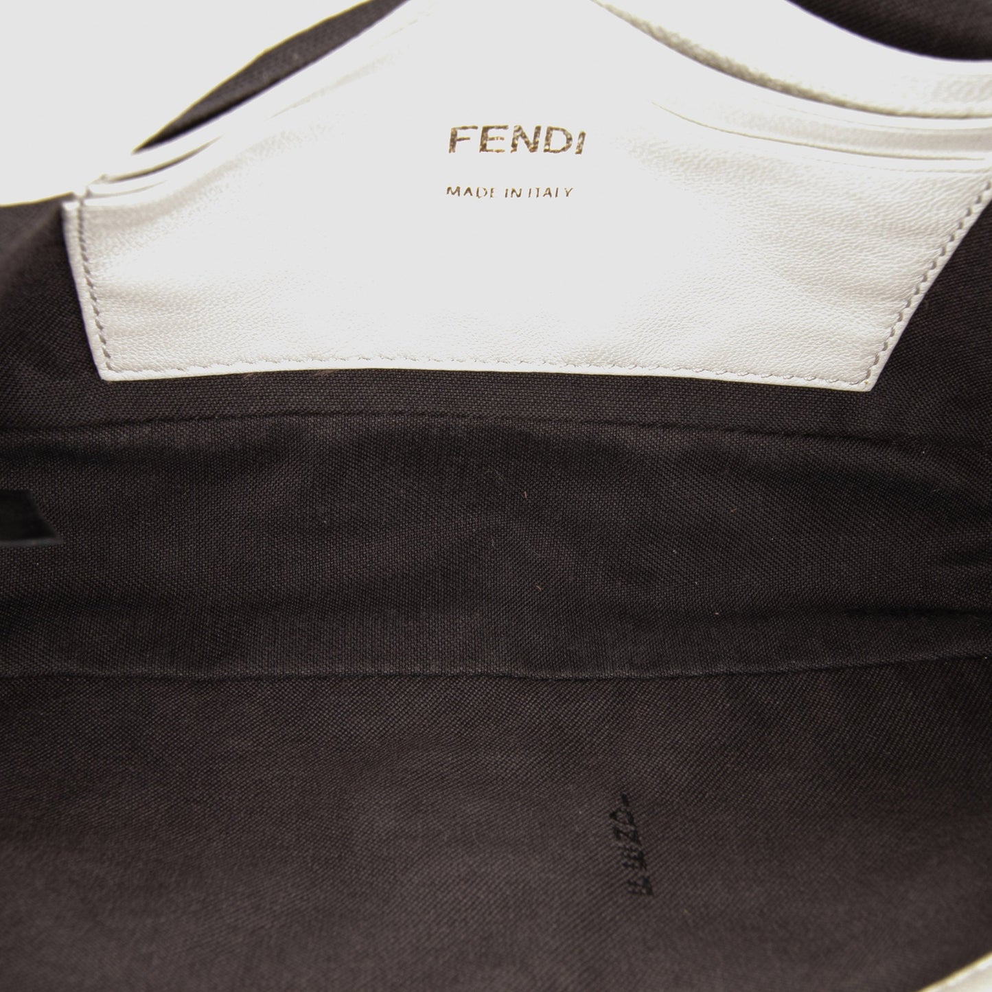 Mini Zucca Embossed Leather Baguette Satchel