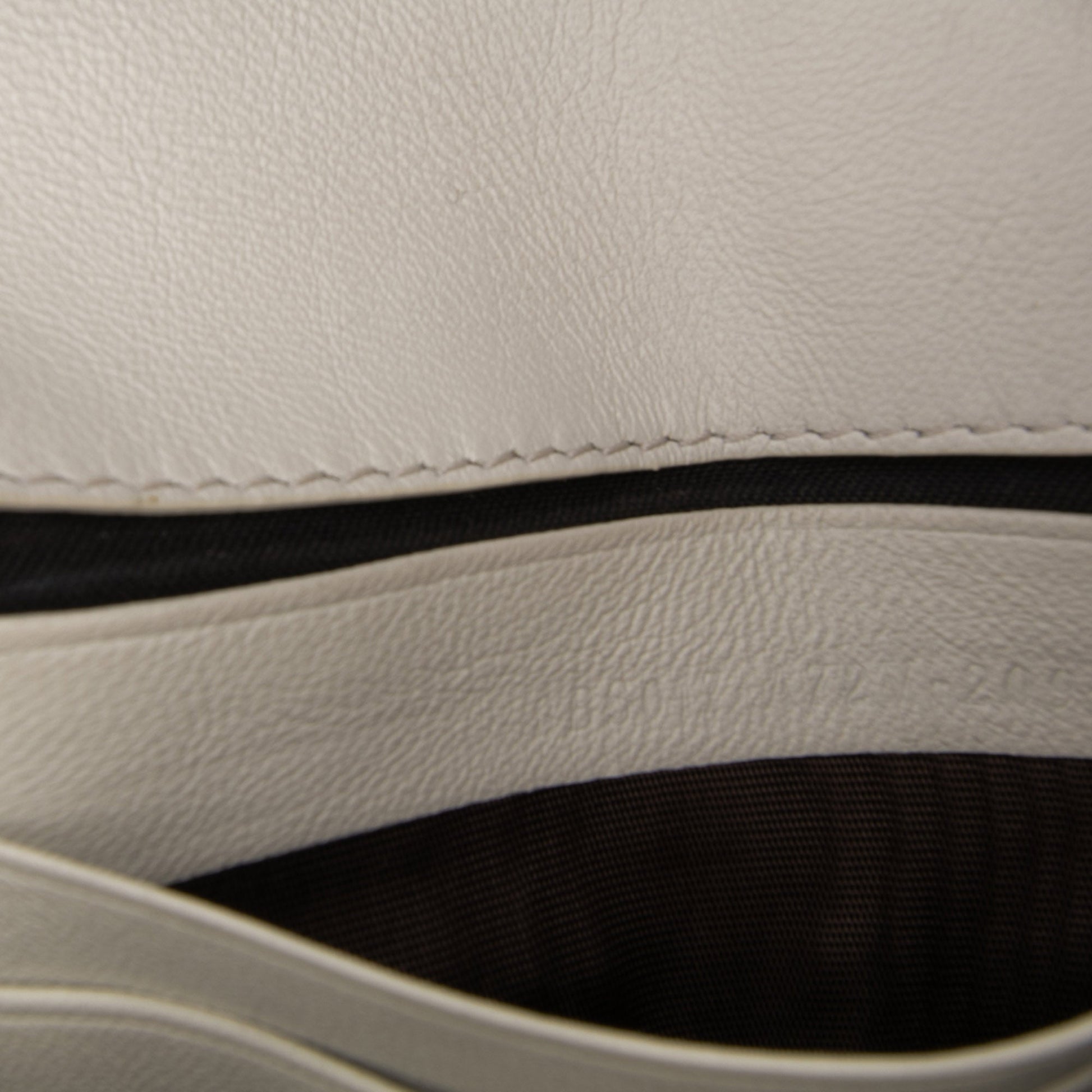 Mini Zucca Embossed Leather Baguette Satchel