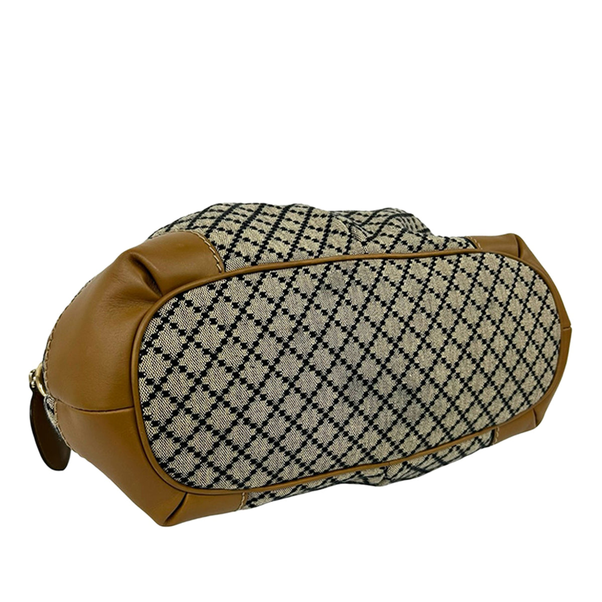 Gucci Diamante Canvas Sukey Satchel