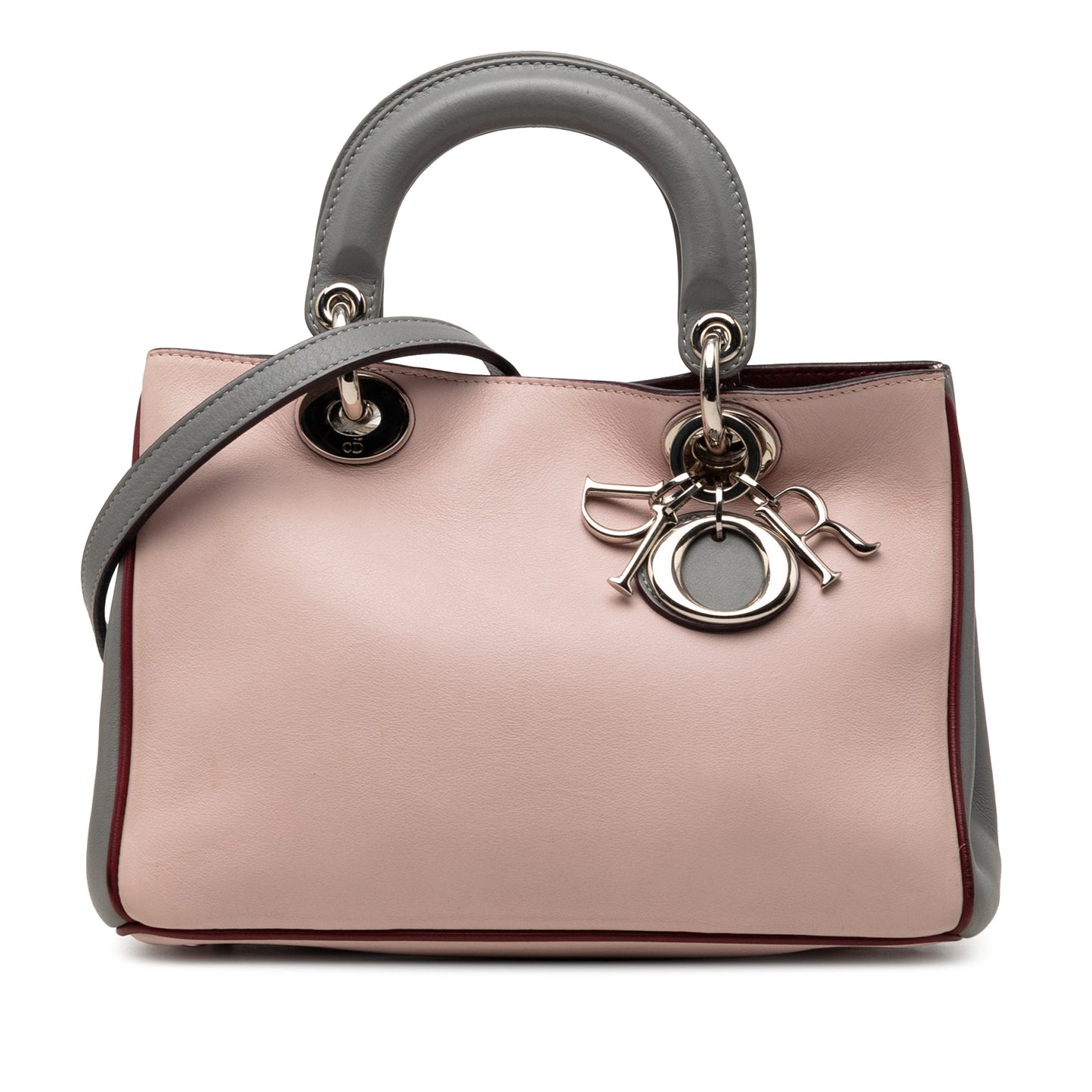 Dior Mini Tricolor Leather Diorissimo Satchel