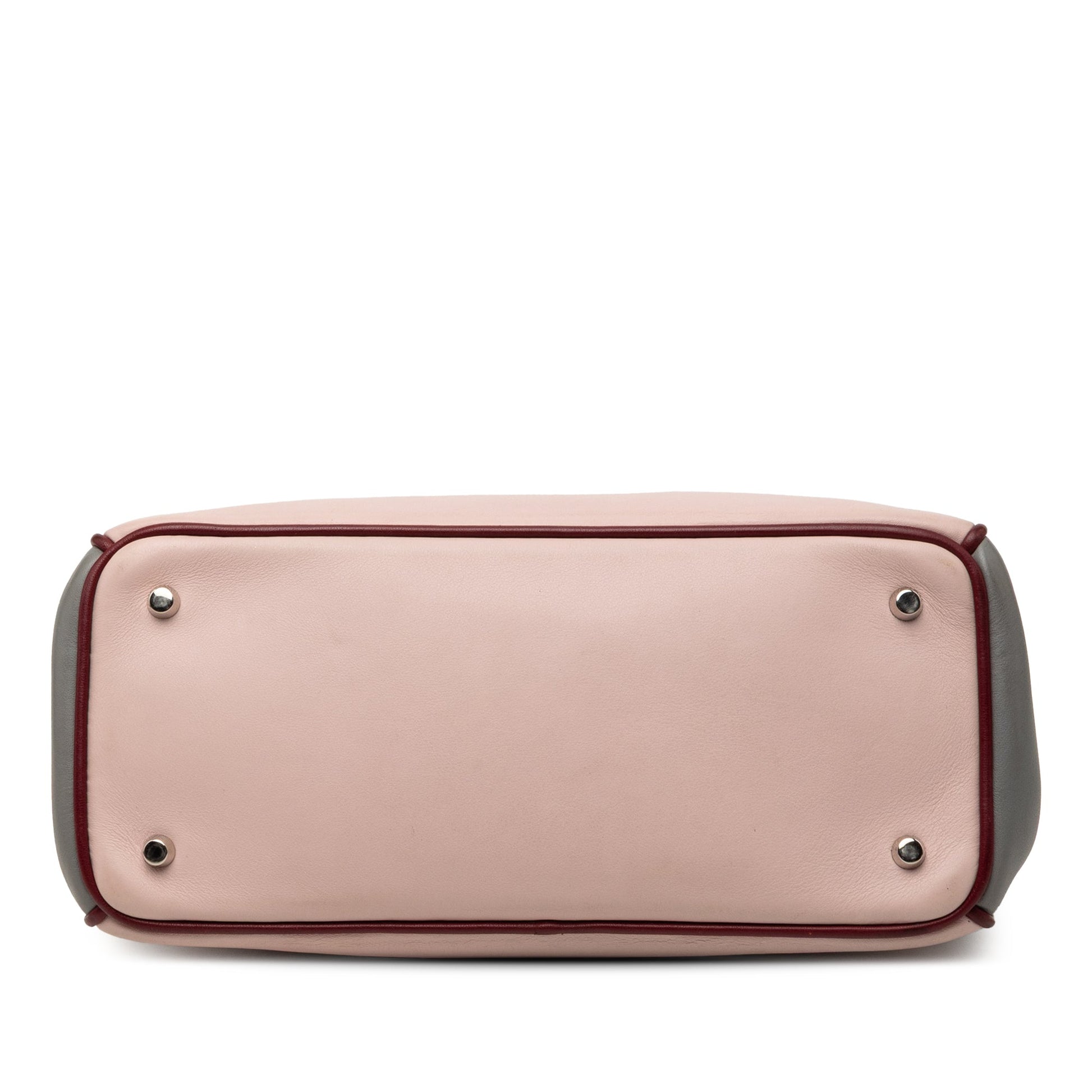 Dior Mini Tricolor Leather Diorissimo Satchel