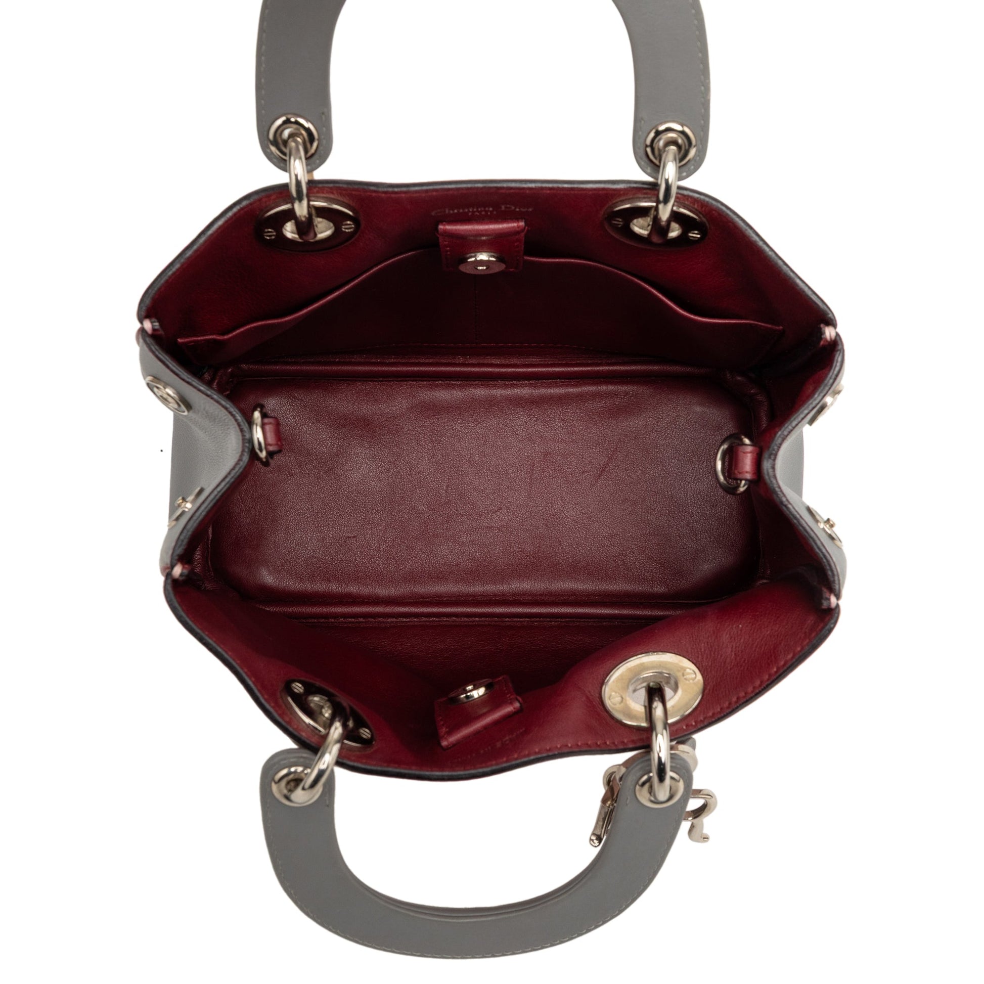 Dior Mini Tricolor Leather Diorissimo Satchel