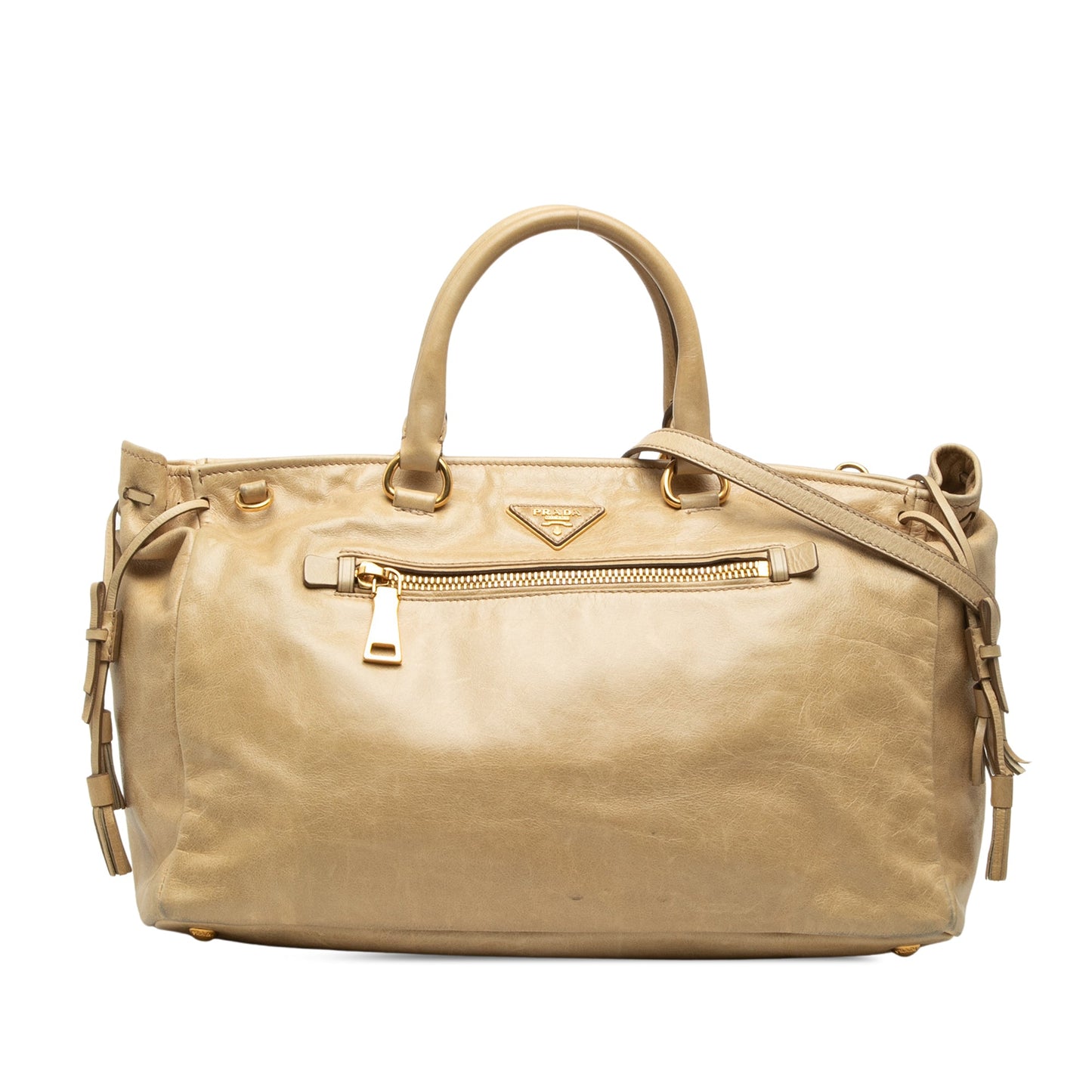 Prada Vitello Shine Satchel
