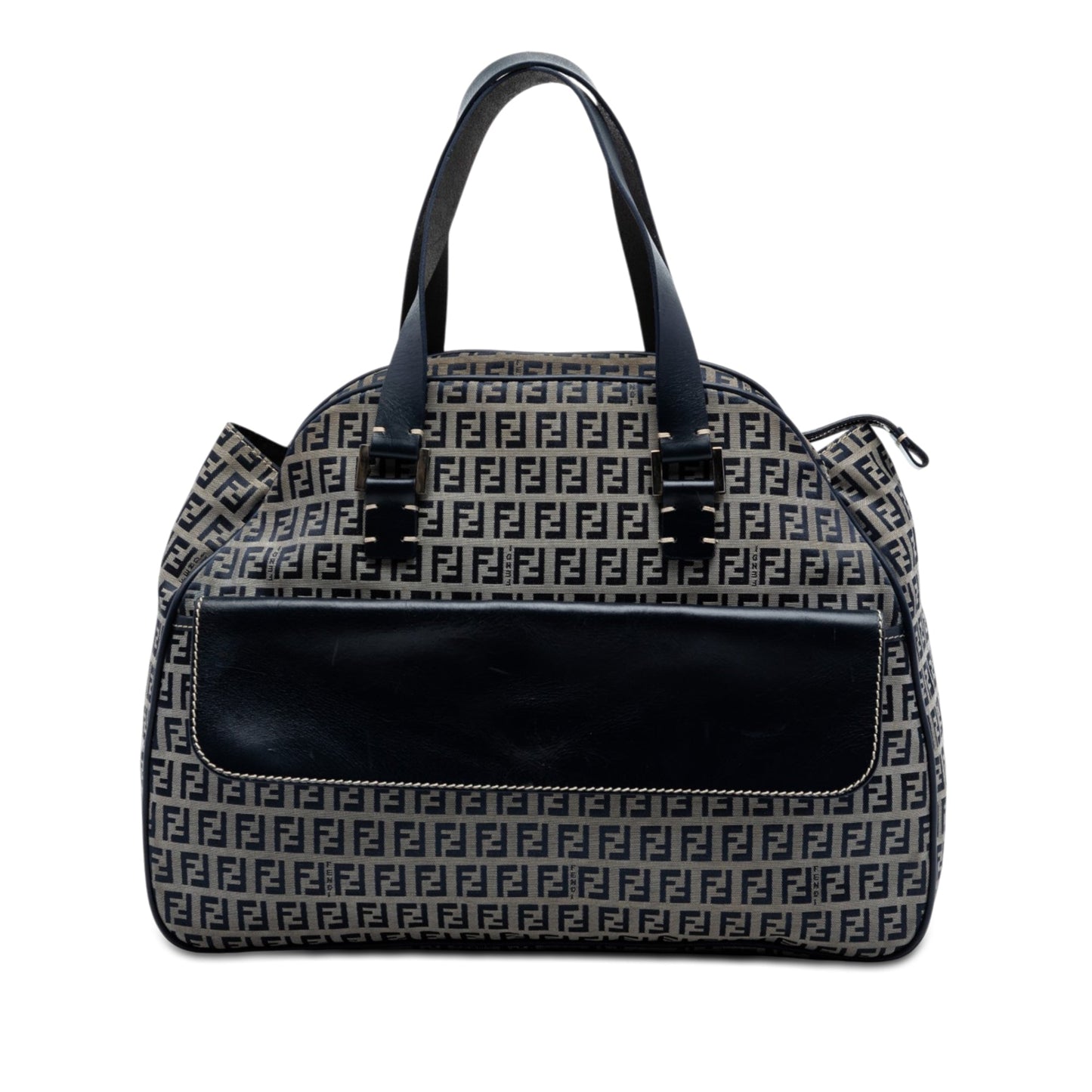 Fendi Zucchino Canvas Handbag