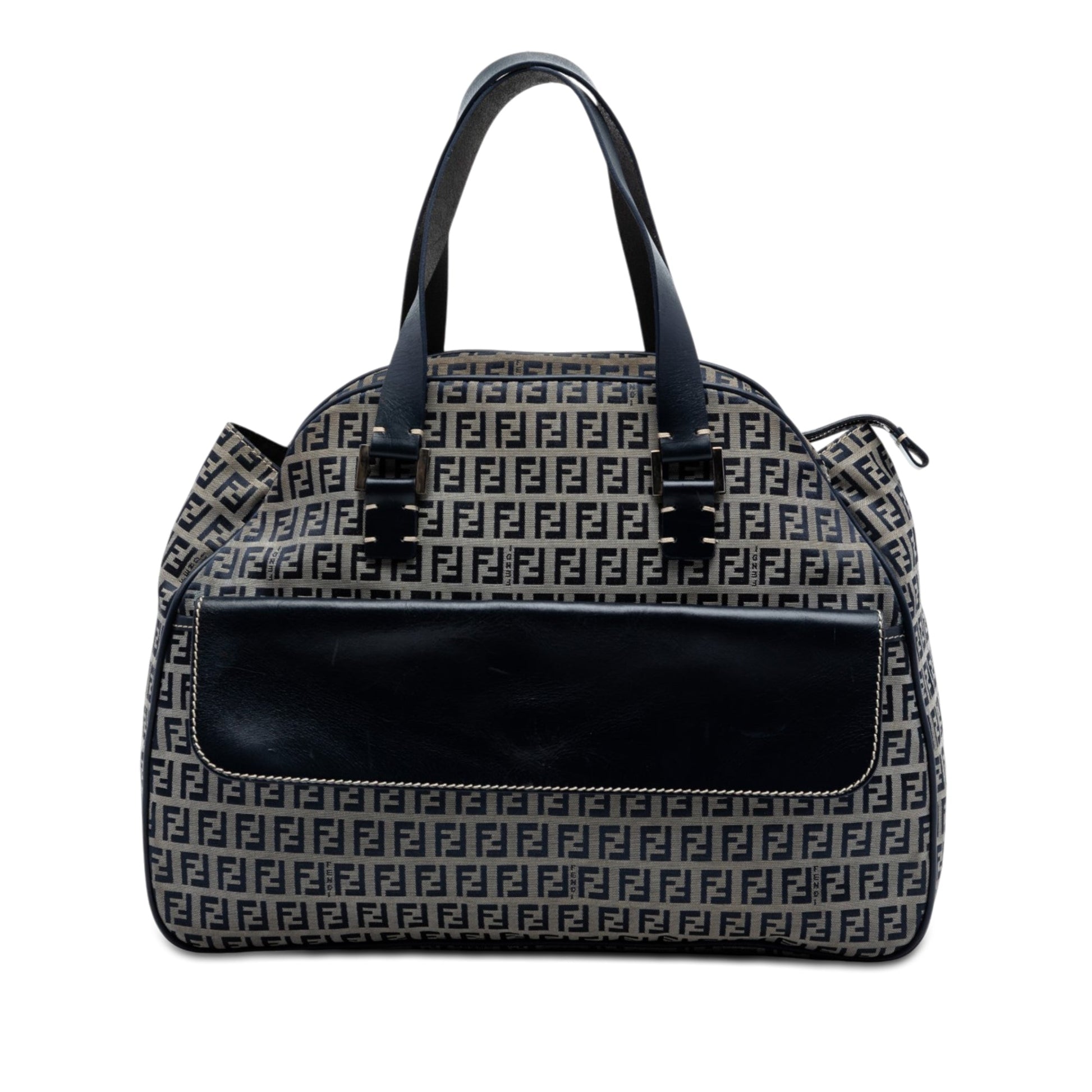 Fendi Zucchino Canvas Handbag