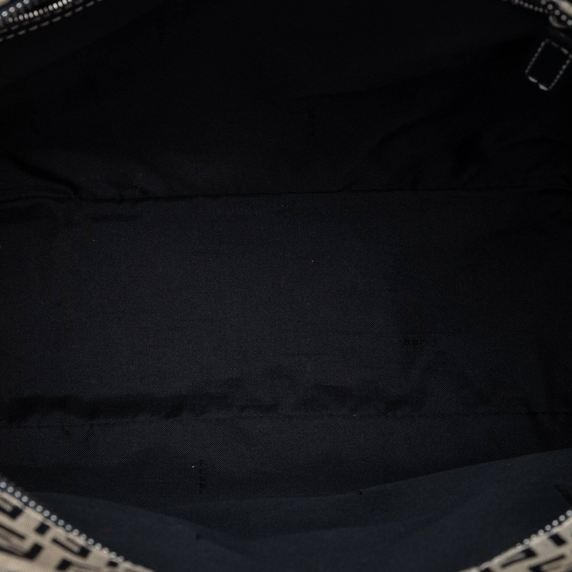 Fendi Zucchino Canvas Handbag