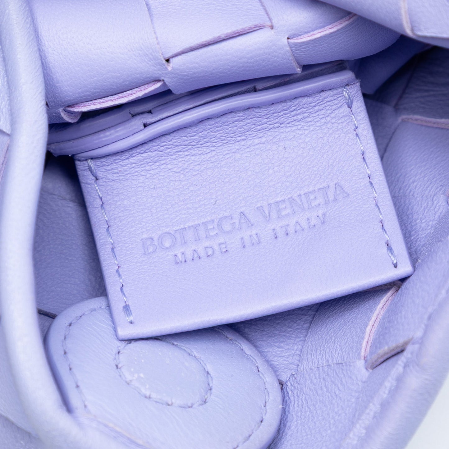 Bottega Veneta Baby Lambskin Intrecciato Sardine Bag