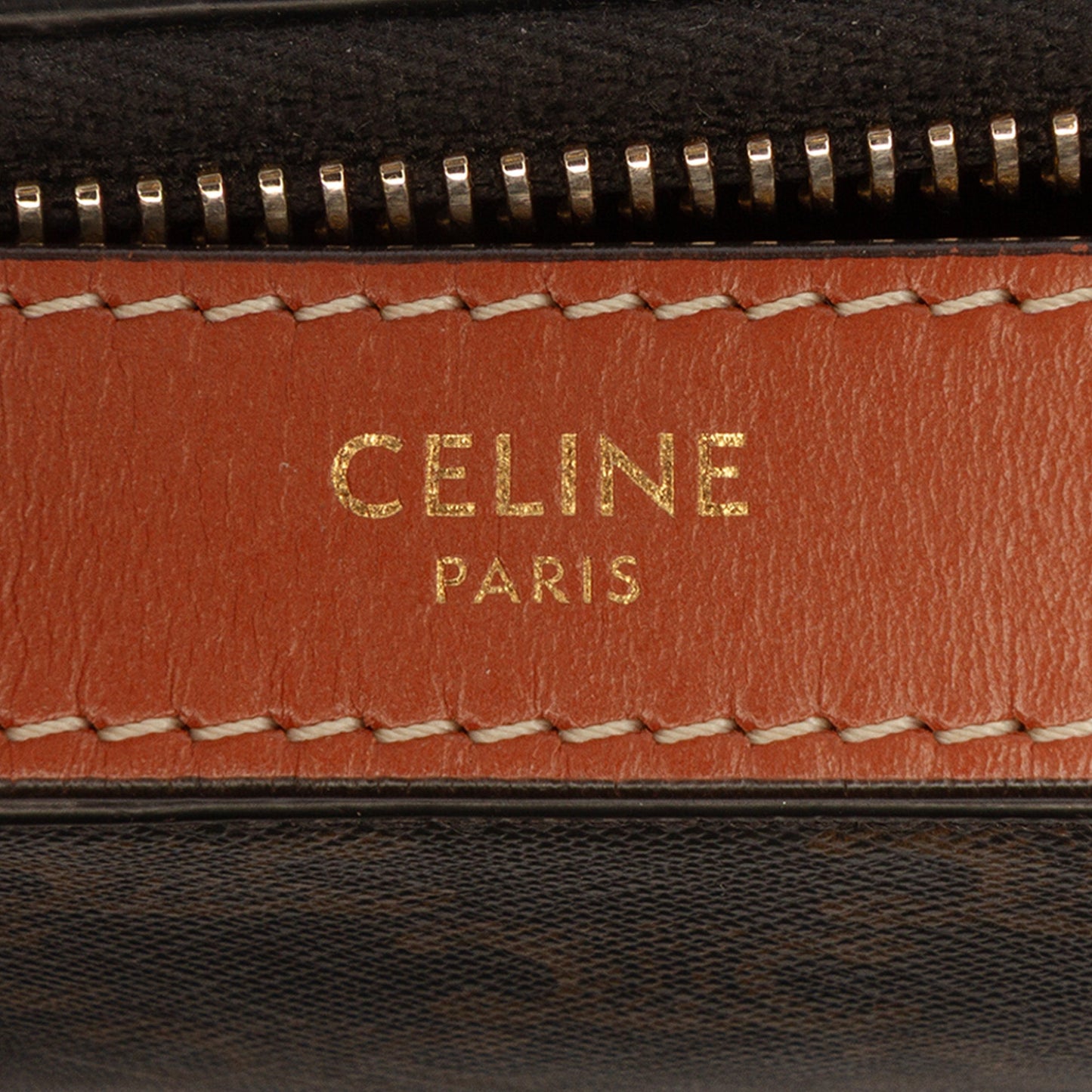 Celine Triomphe Coated Canvas Ava Shoulder Bag