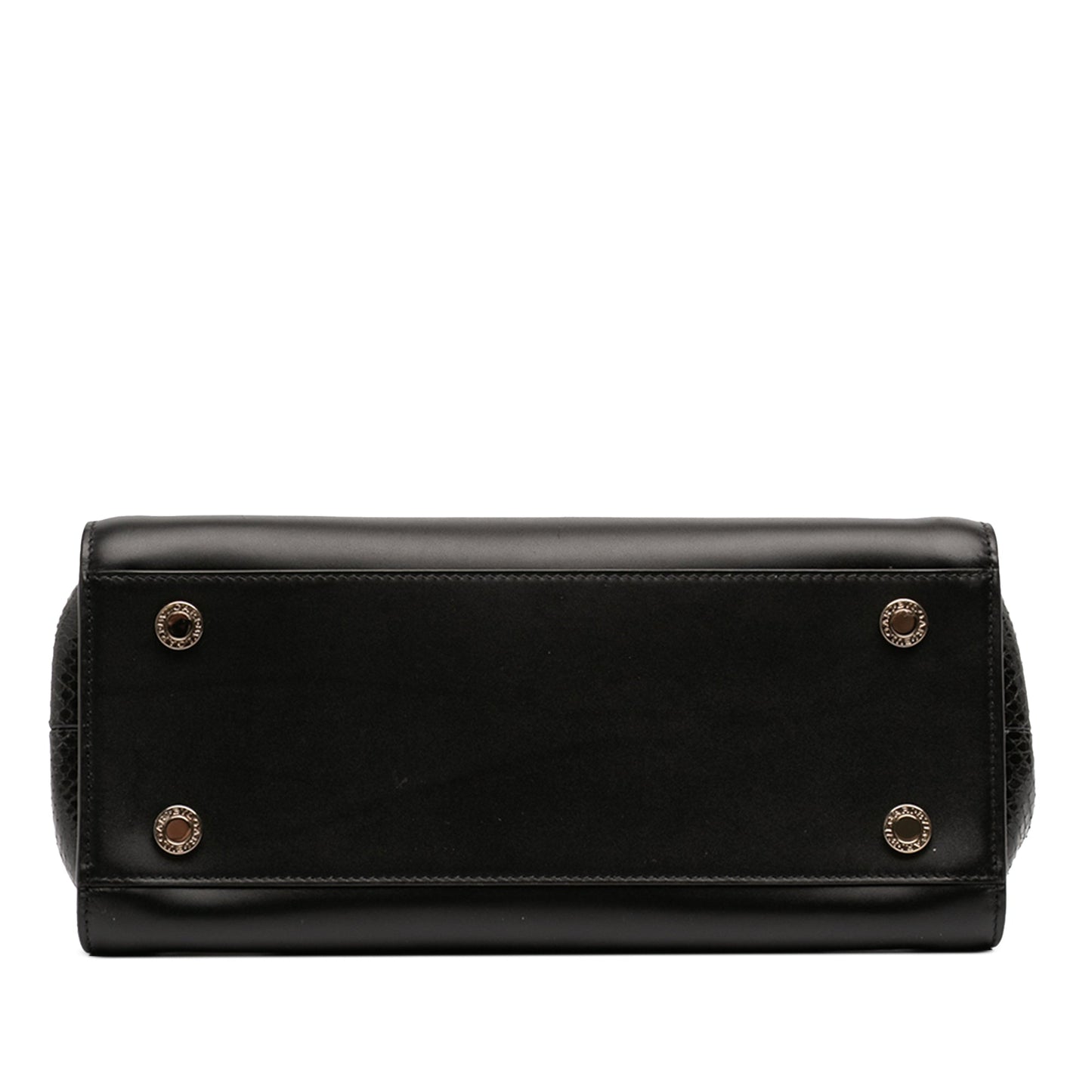 Bvlgari Leather Serpenti Scaglie Tote