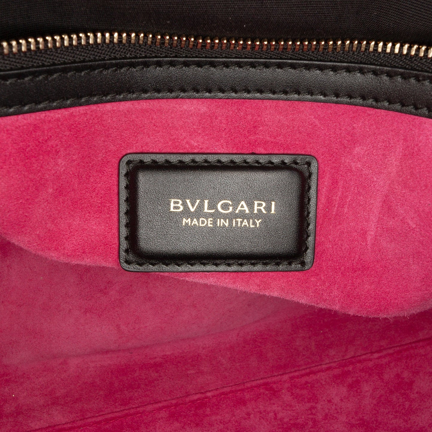 Bvlgari Leather Serpenti Scaglie Tote