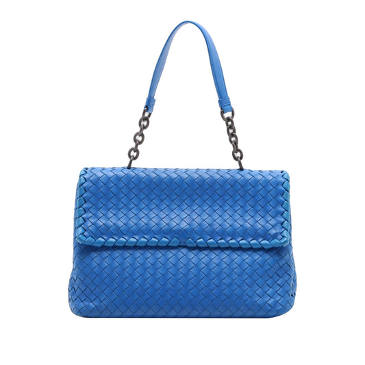 Bottega Veneta Large Intrecciato Nappa Olympia Shoulder Bag