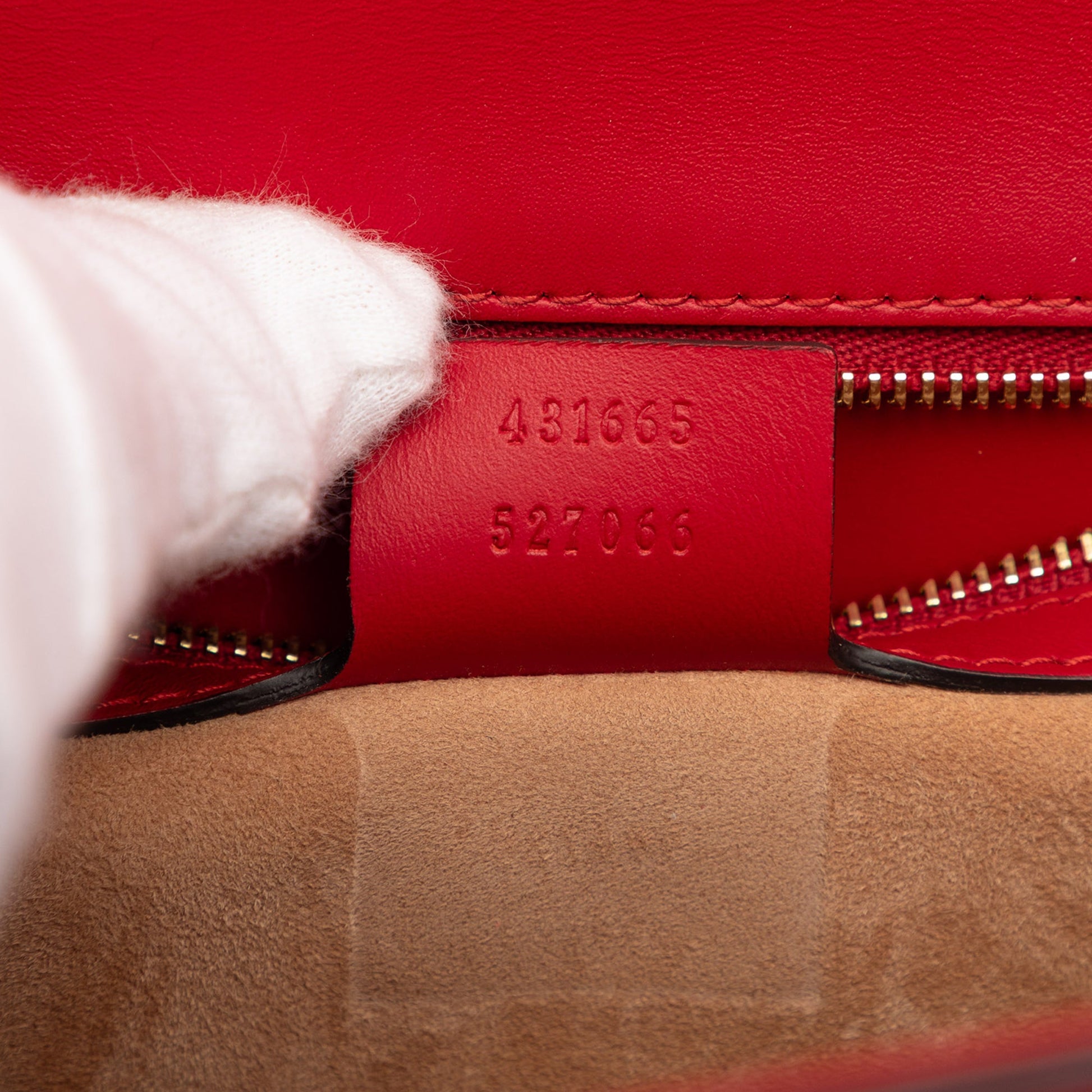 Gucci Medium Leather Web Sylvie Top Handle Bag