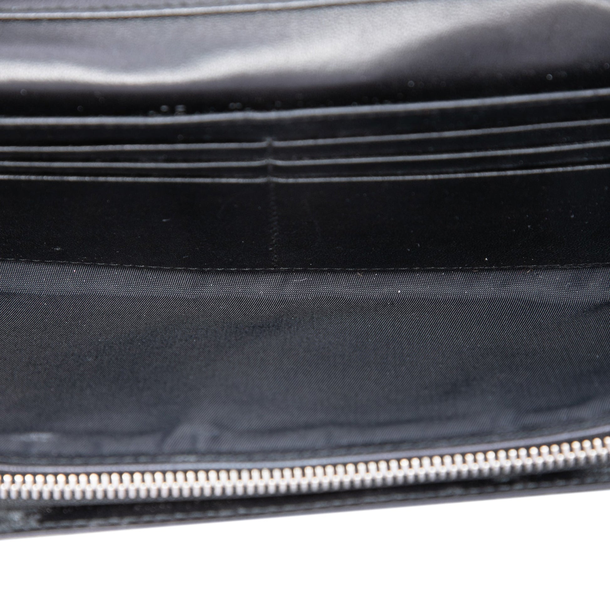 Dior Patent Cannage Lady Dior Wallet On Chain