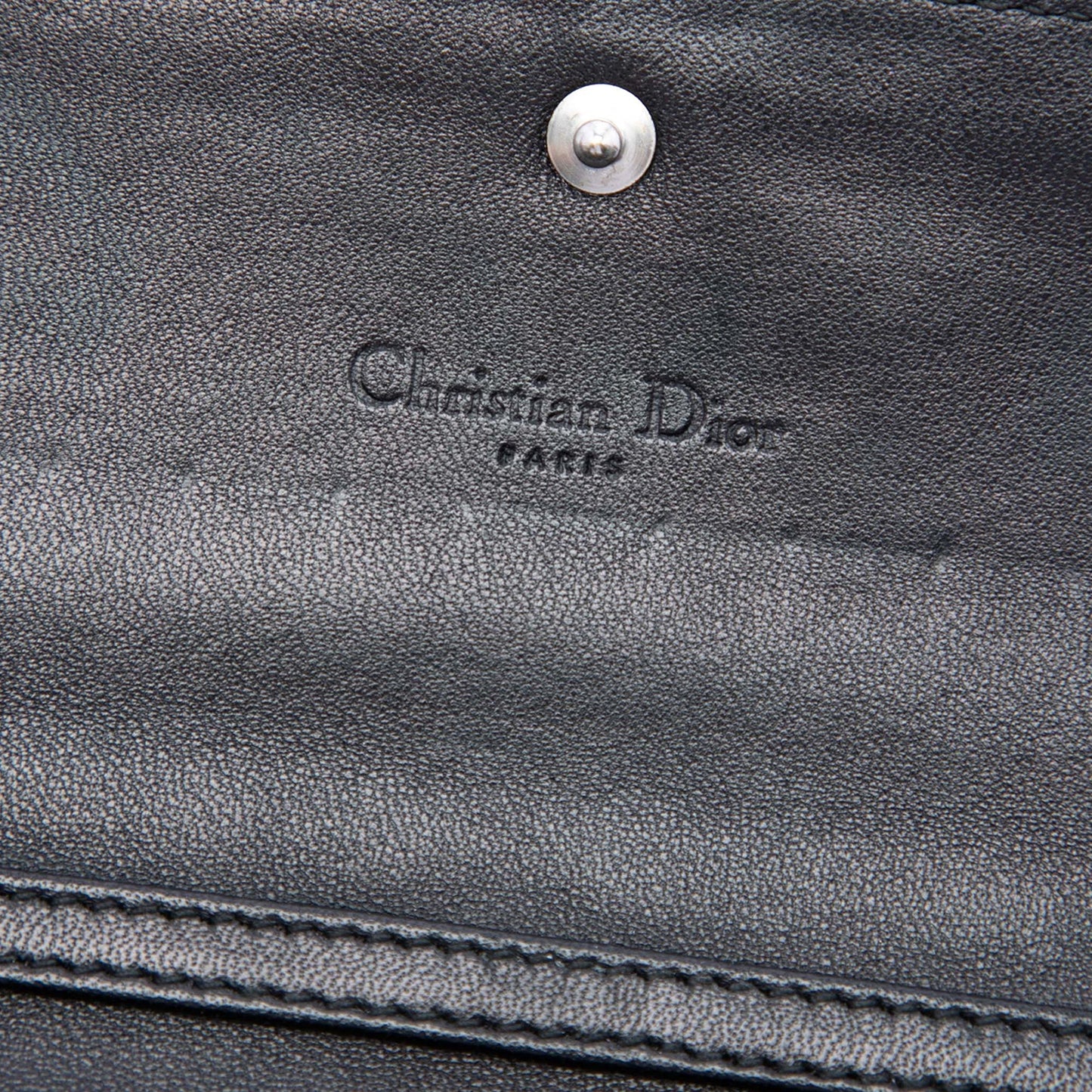 Dior Patent Cannage Lady Dior Wallet On Chain