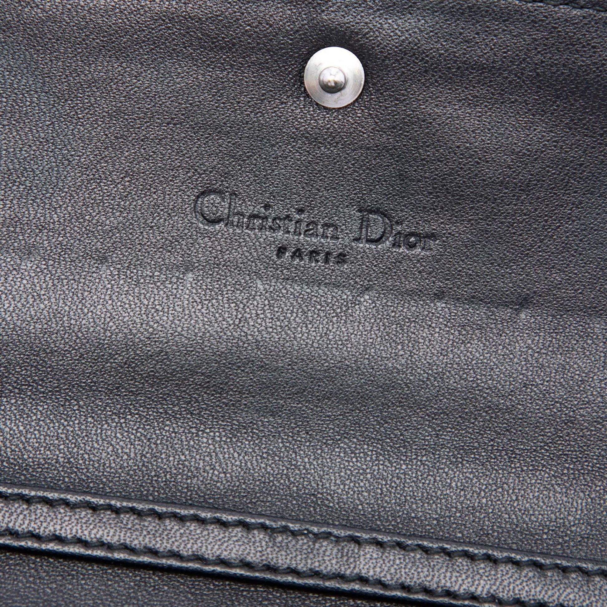 Dior Patent Cannage Lady Dior Wallet On Chain
