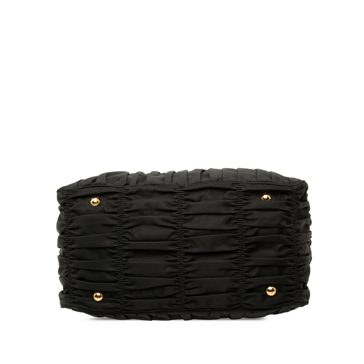 Prada Tessuto Gaufre Satchel — Black