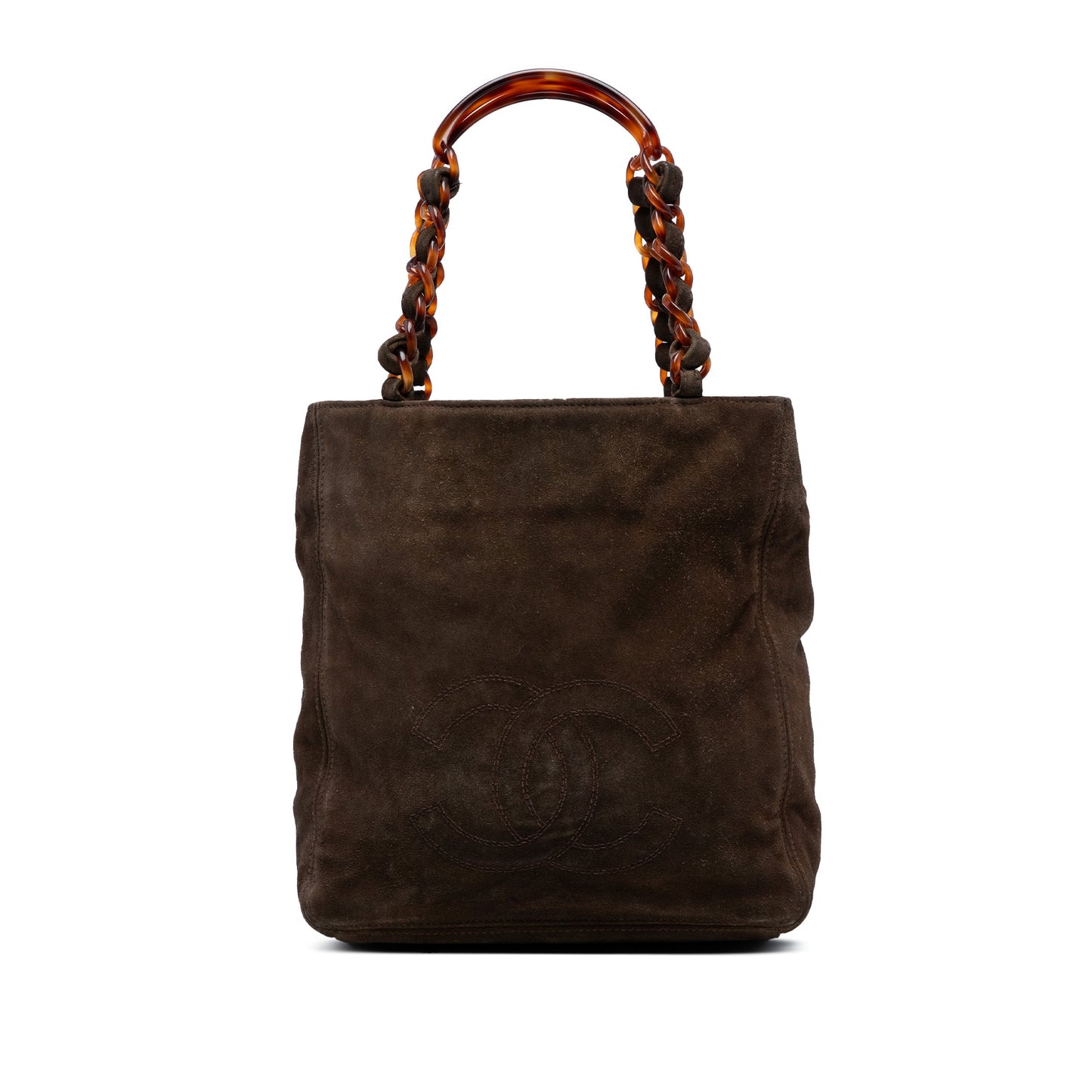Chanel CC Suede Tote
