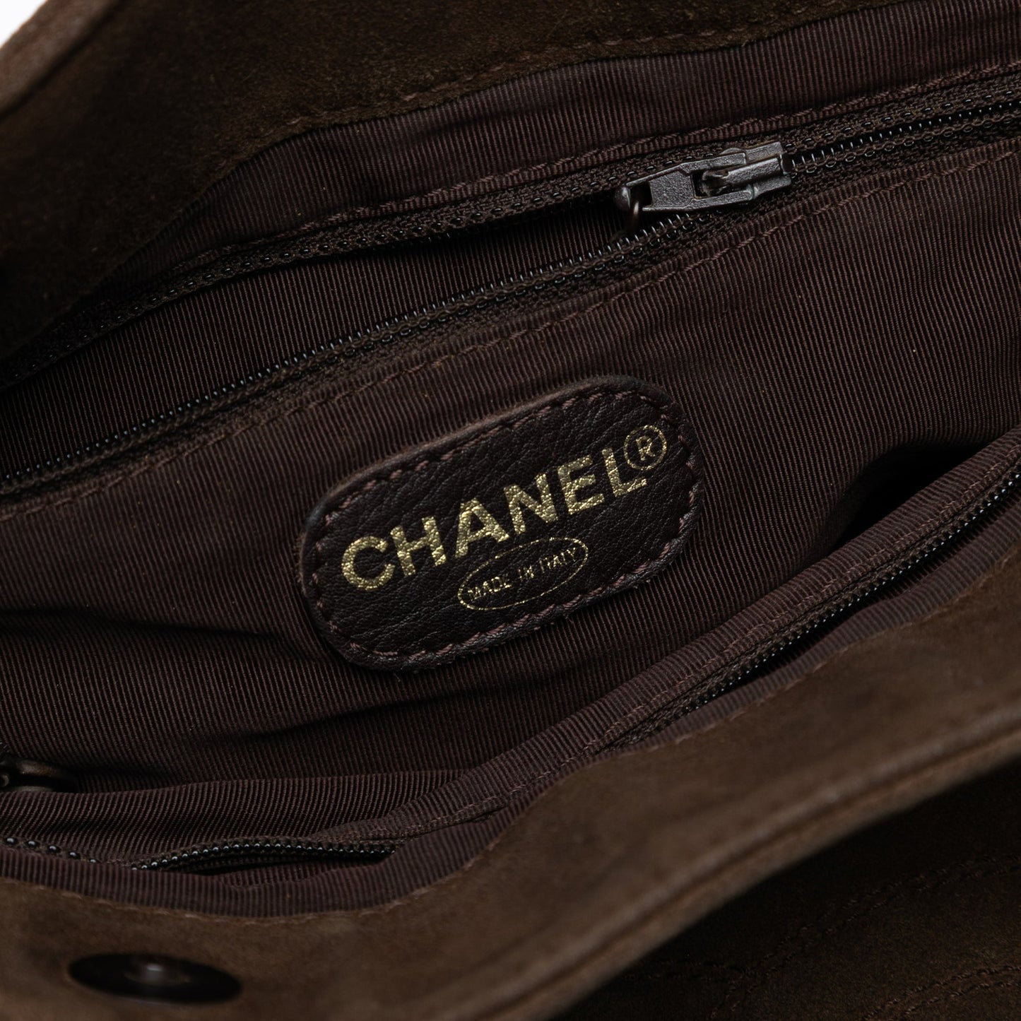 Chanel CC Suede Tote