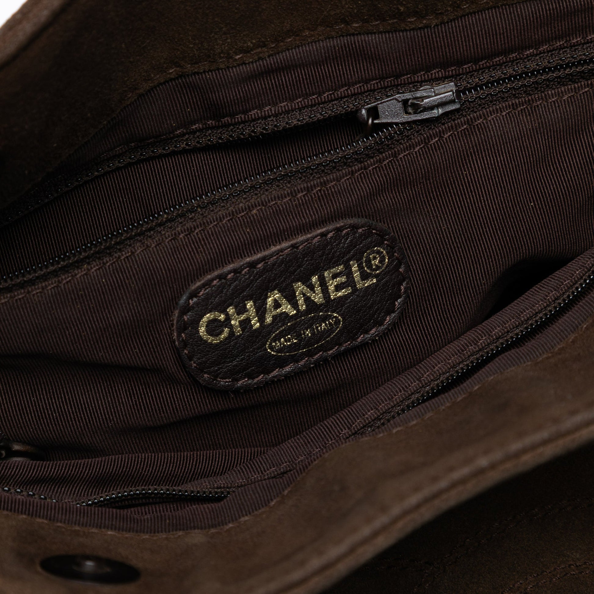 Chanel CC Suede Tote