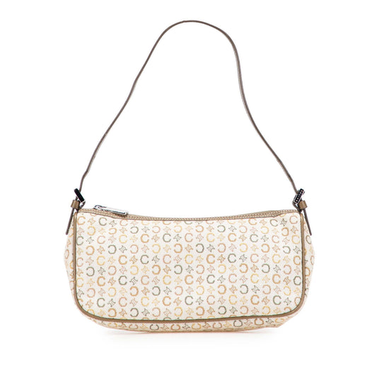 Celine C Macadam Canvas Shoulder Bag