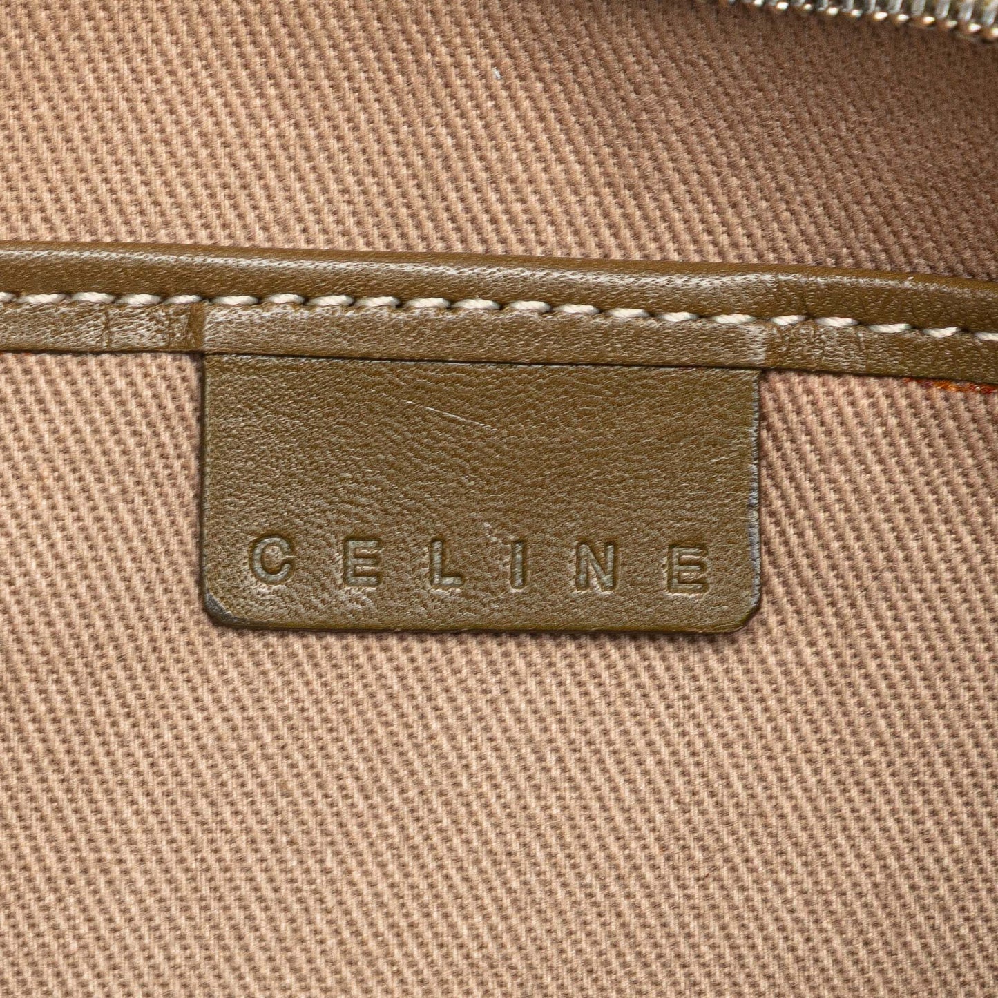 Celine C Macadam Canvas Shoulder Bag