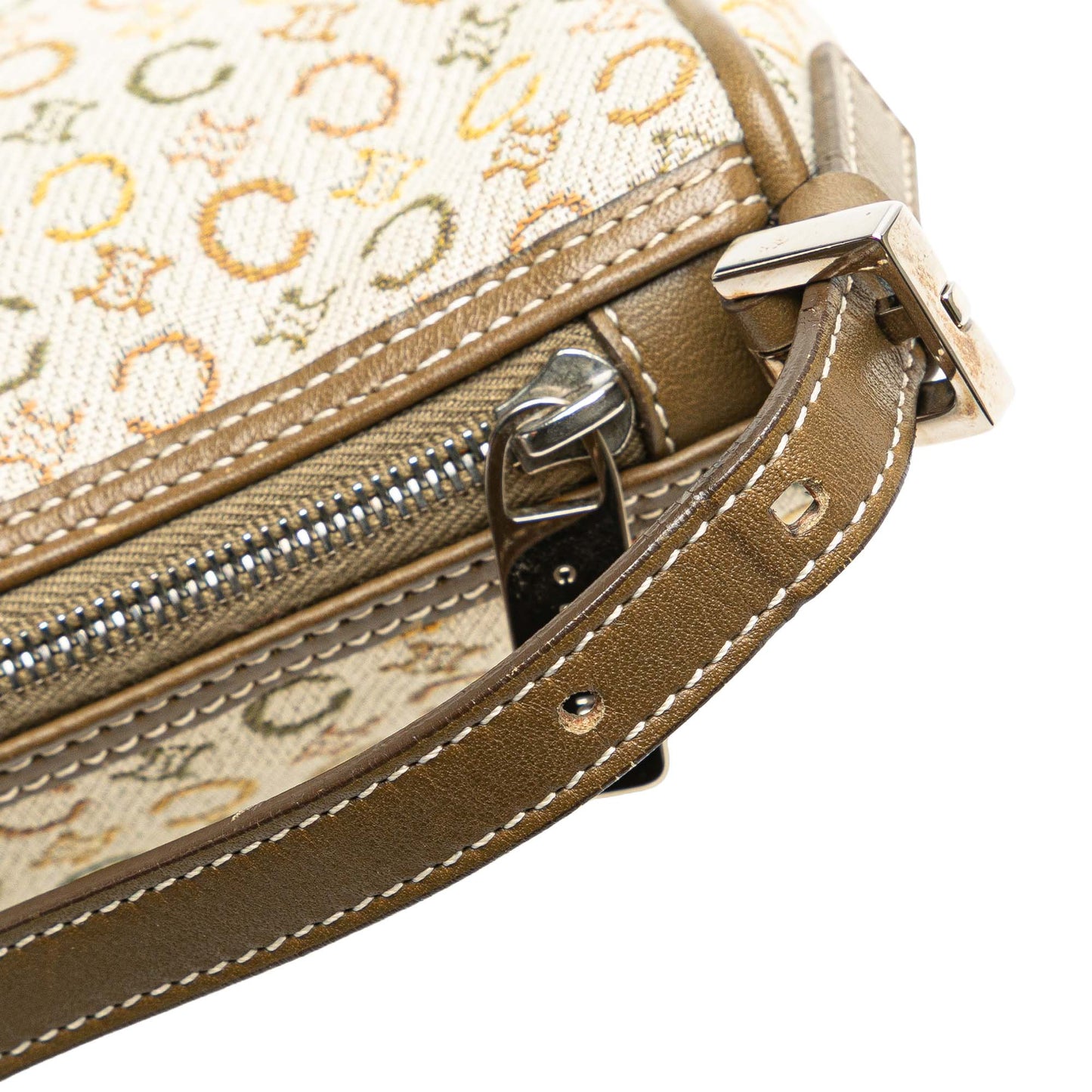 Celine C Macadam Canvas Shoulder Bag