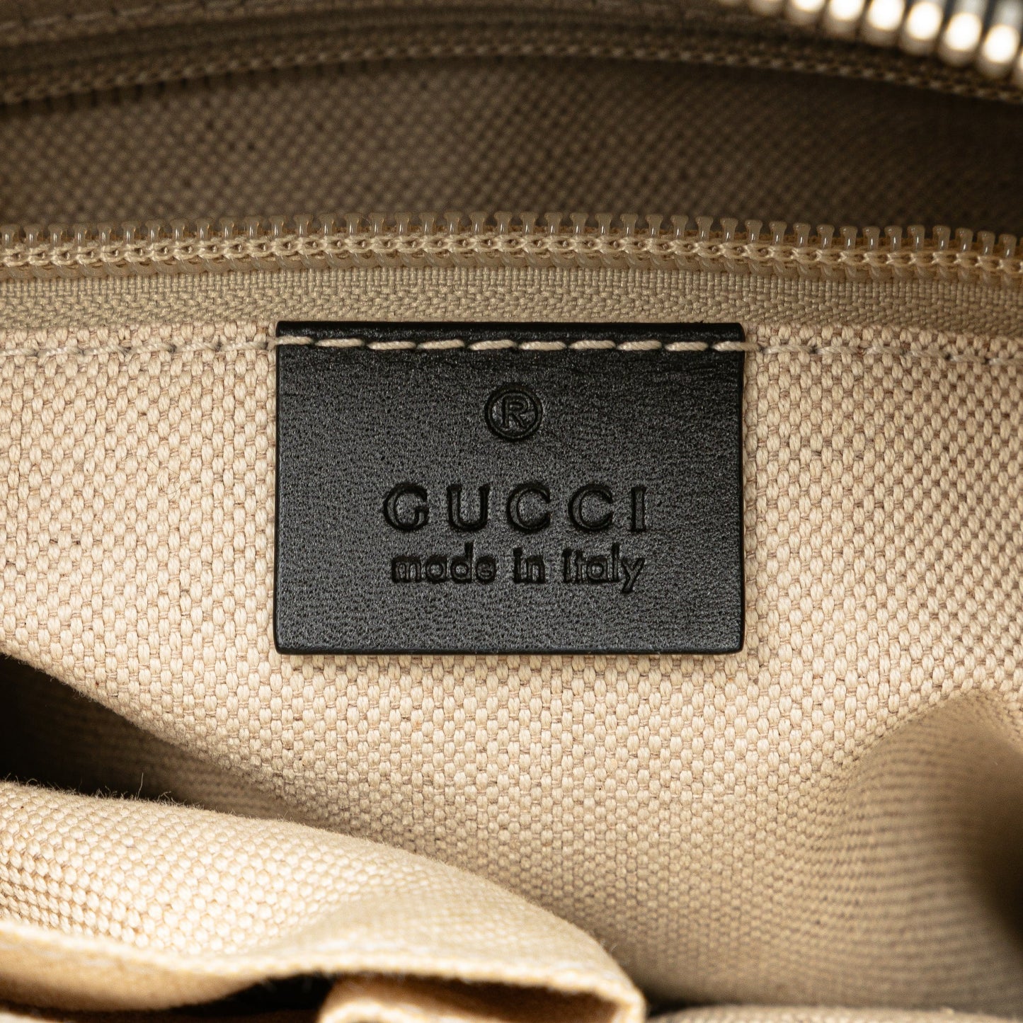 Gucci Diamante Coated Canvas Zip Crossbody