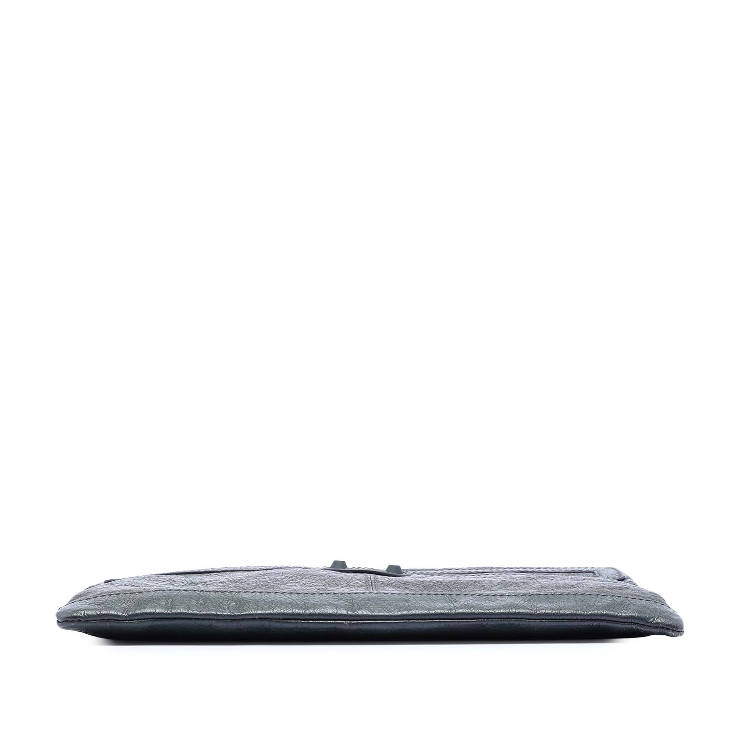 Balenciaga Lambskin Motocross Classic Clip M Clutch
