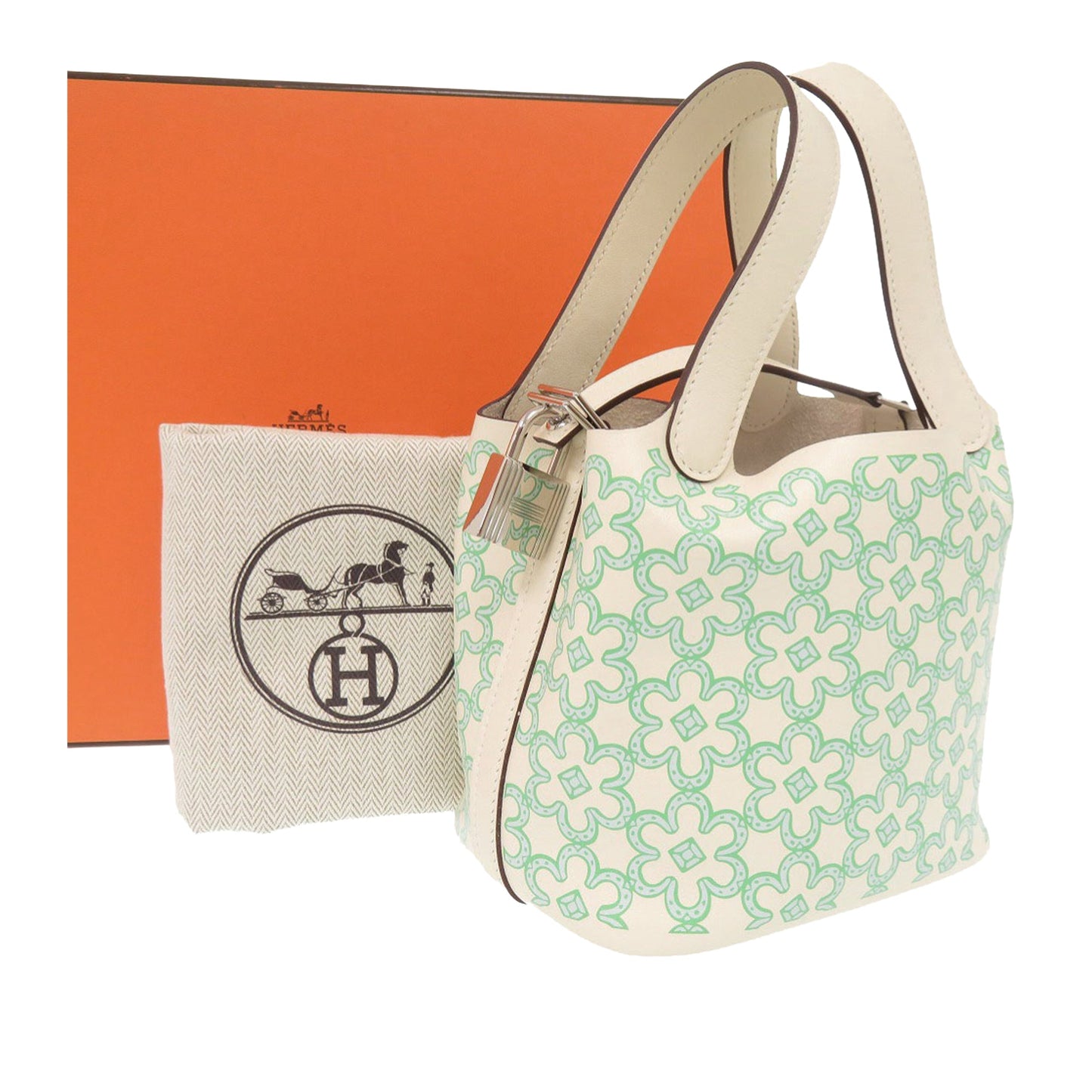 Hermès Micro Swift Lucky Daisy Picotin Lock 14