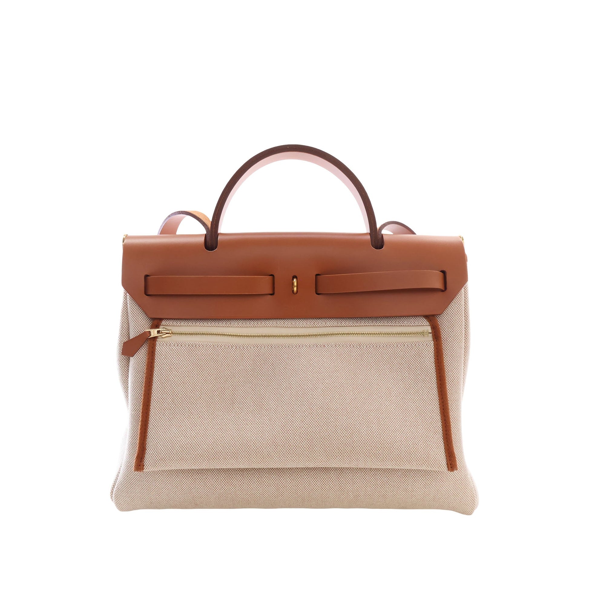 Hermès Toile H and Vache Hunter Brides de Gala Herbag Zip 31