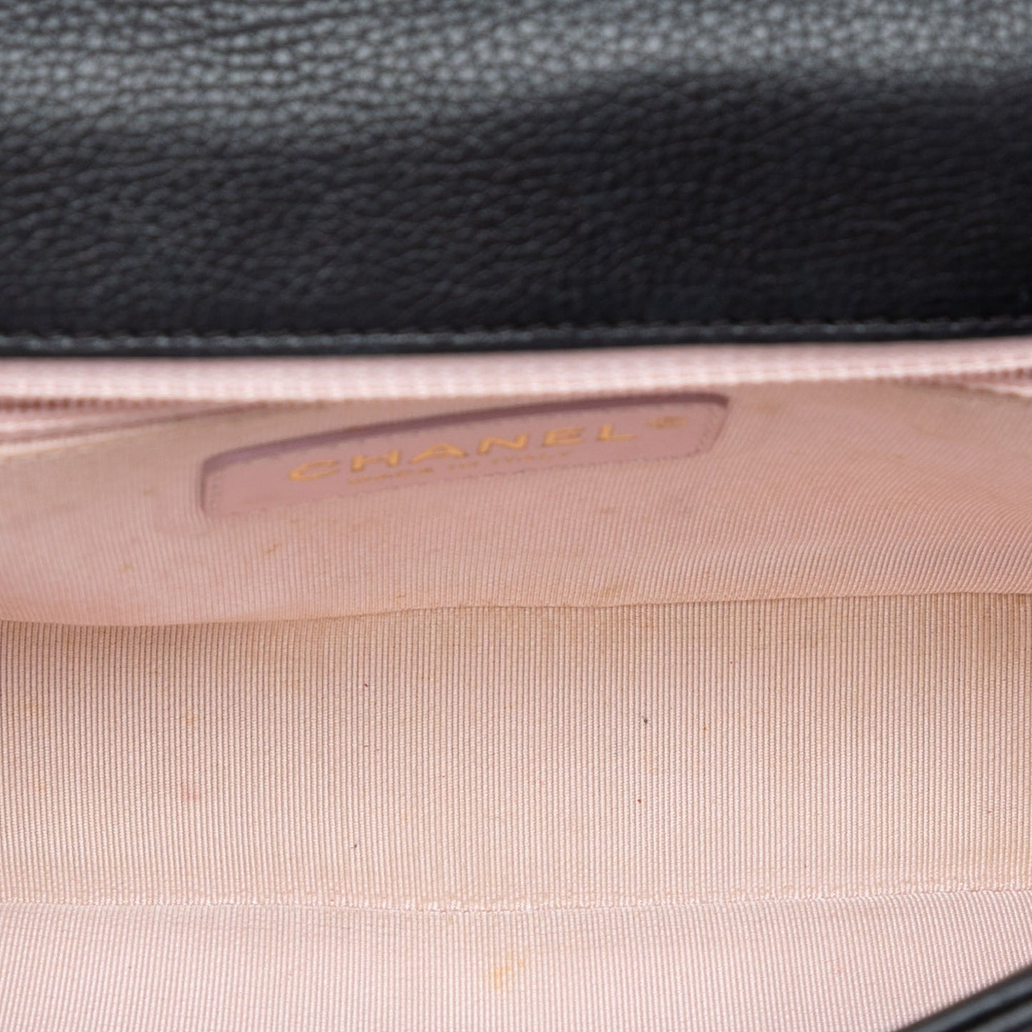 Chanel Small CC Quilted Caviar Studded Single Flap