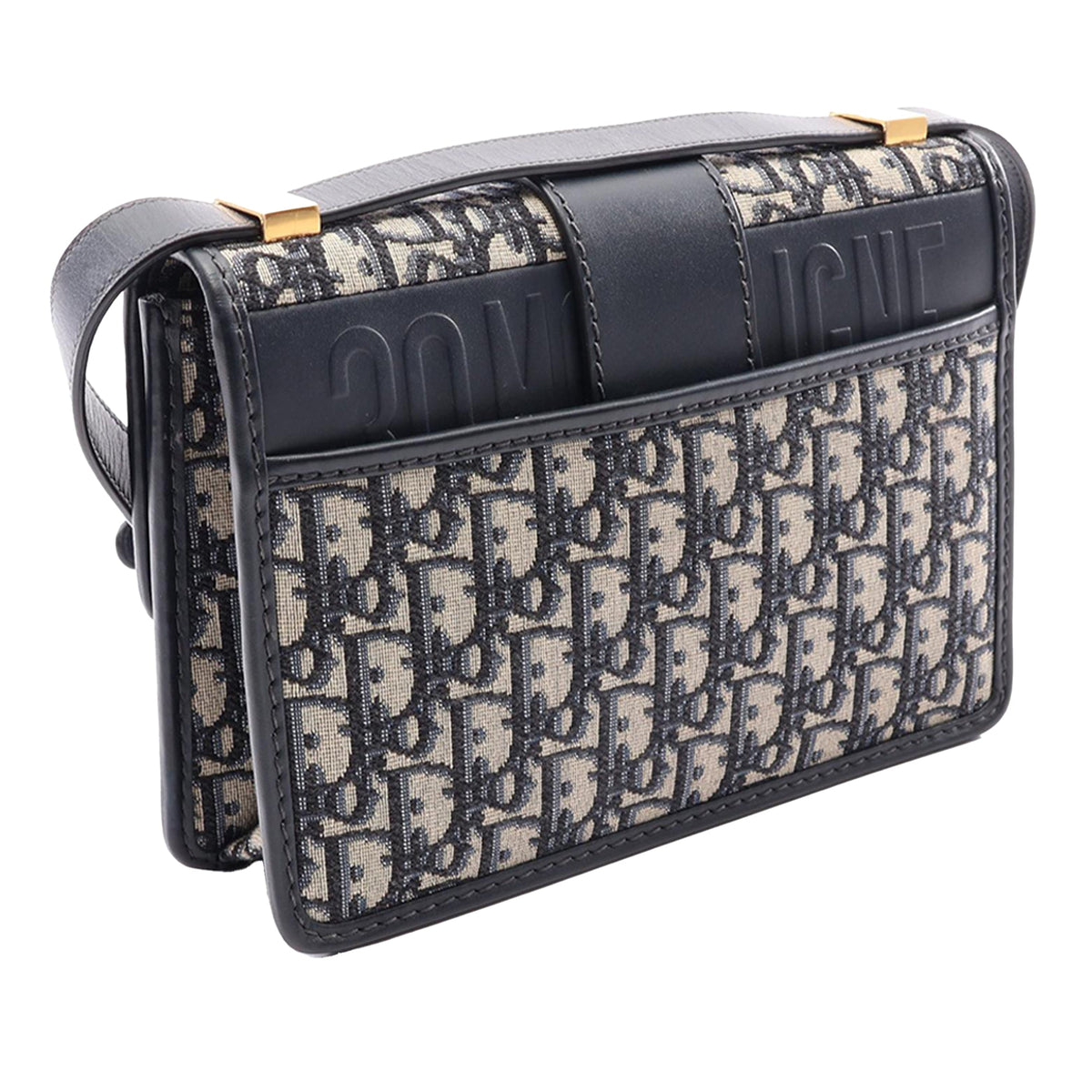 Dior Oblique Canvas 30 Montaigne Box Bag — Beige
