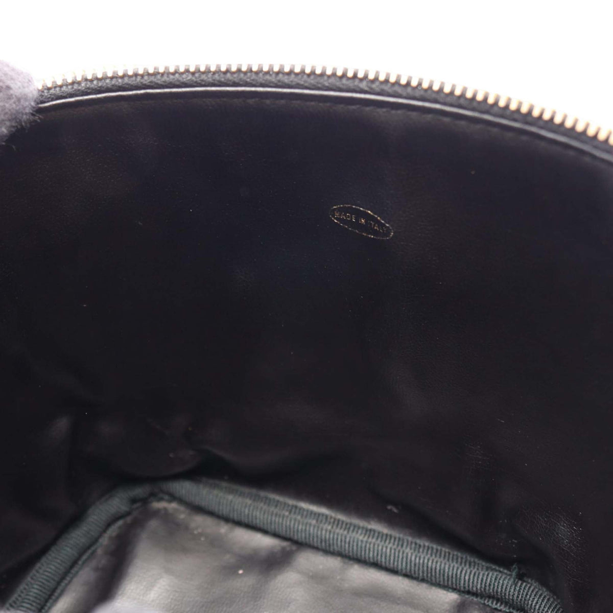 Chanel CC Lambskin Vanity Case — Black