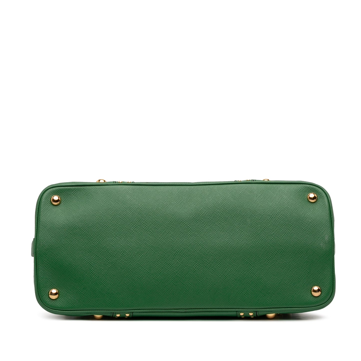Prada Studded Saffiano Cuir Promenade Satchel
