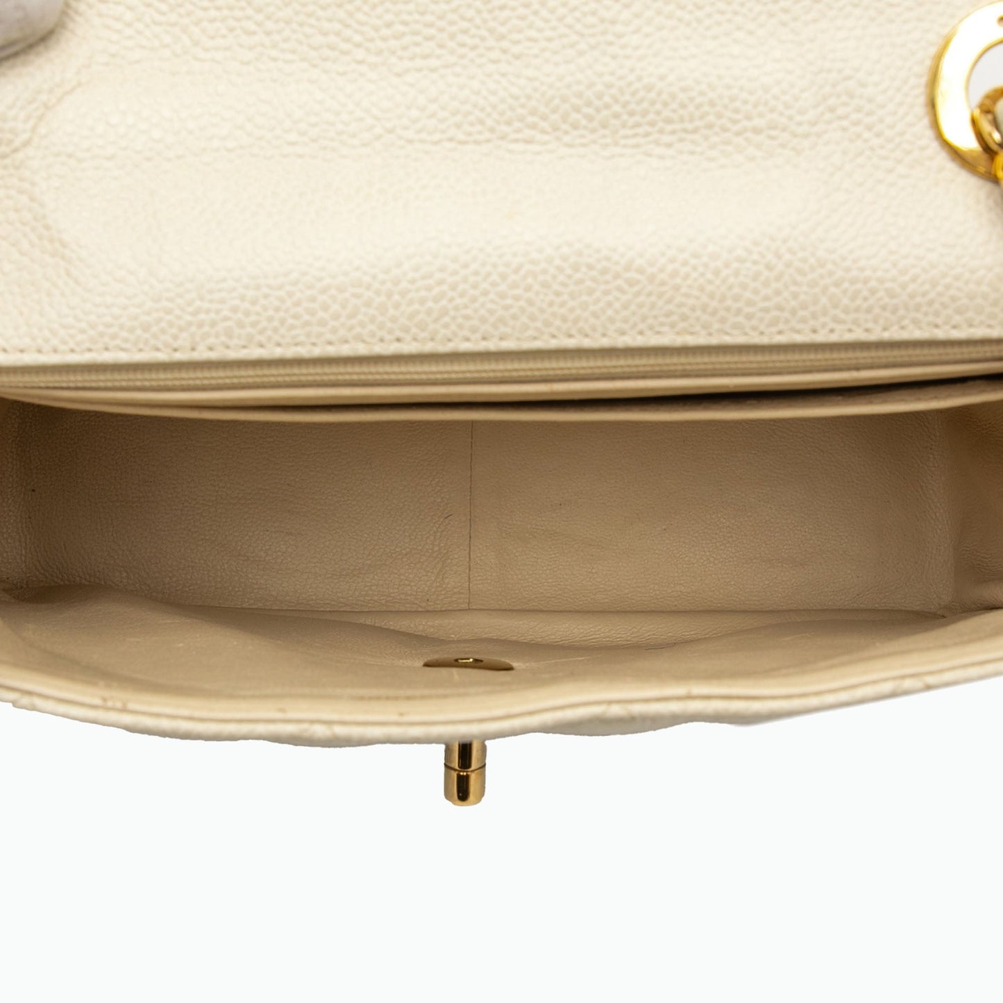 Chanel XL CC Quilted Caviar Square Single Flap