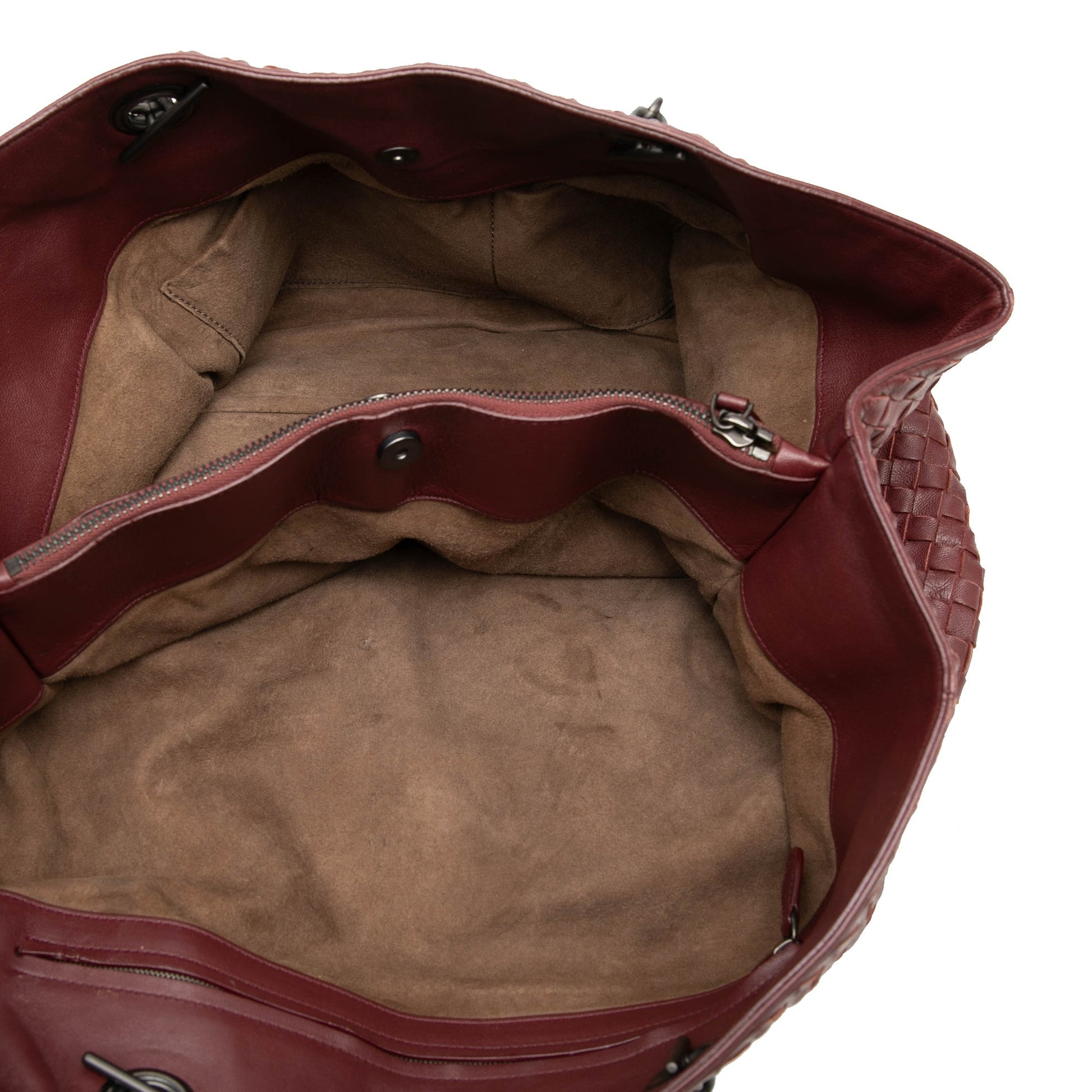 Bottega Veneta Large Nappa Intrecciato Double Chain Tote