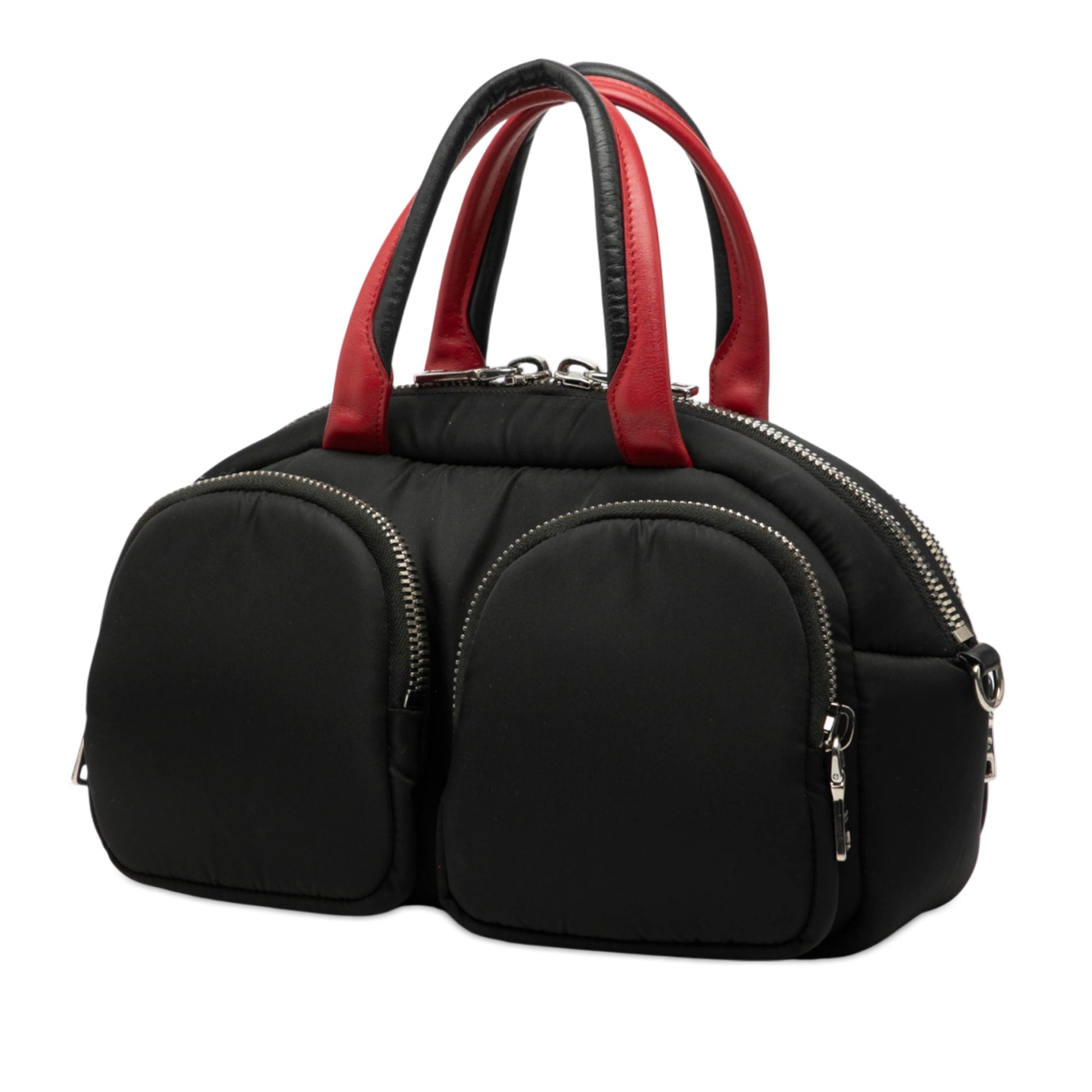 Prada Tessuto Pocket Top Handle Cargo Bag