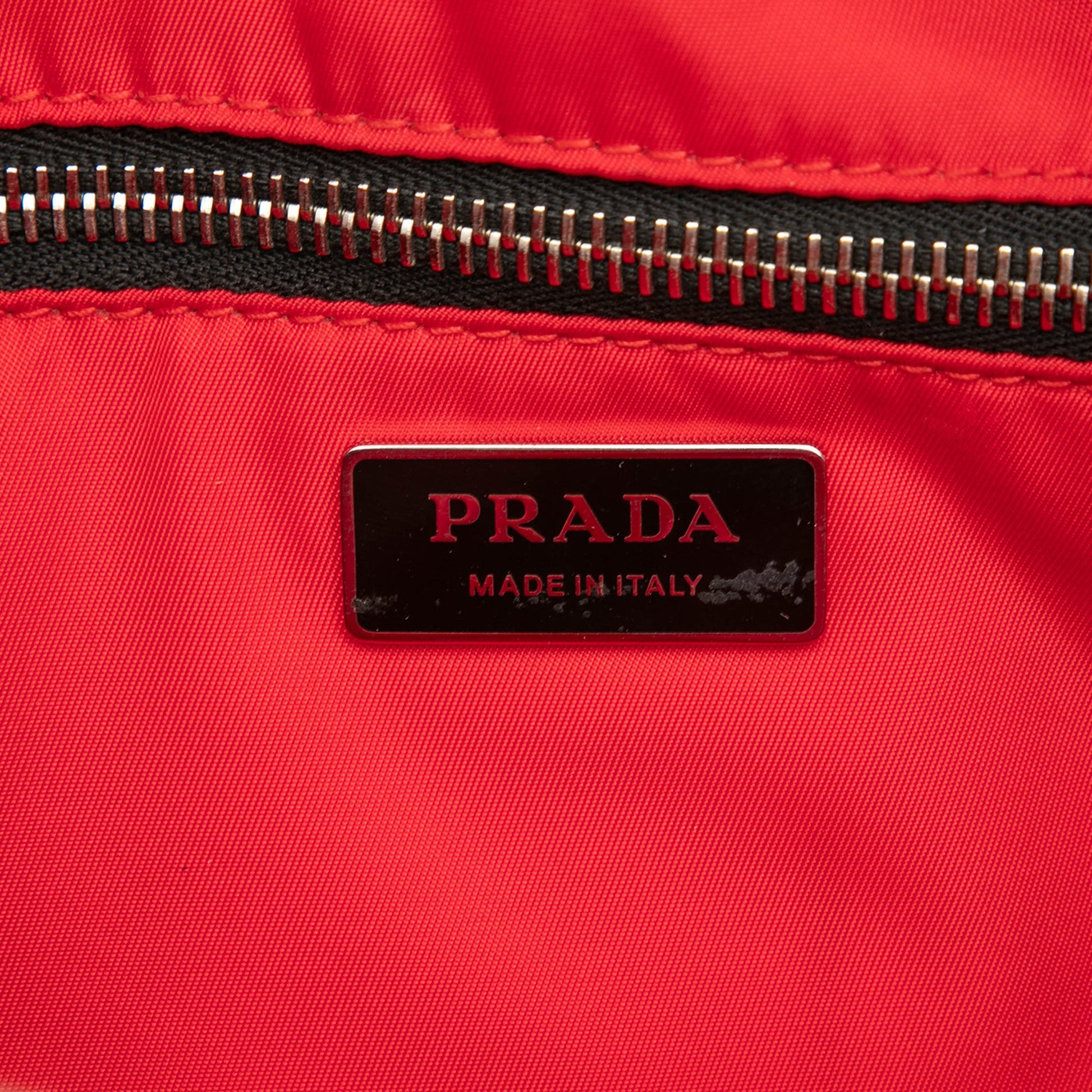 Prada Tessuto Pocket Top Handle Cargo Bag