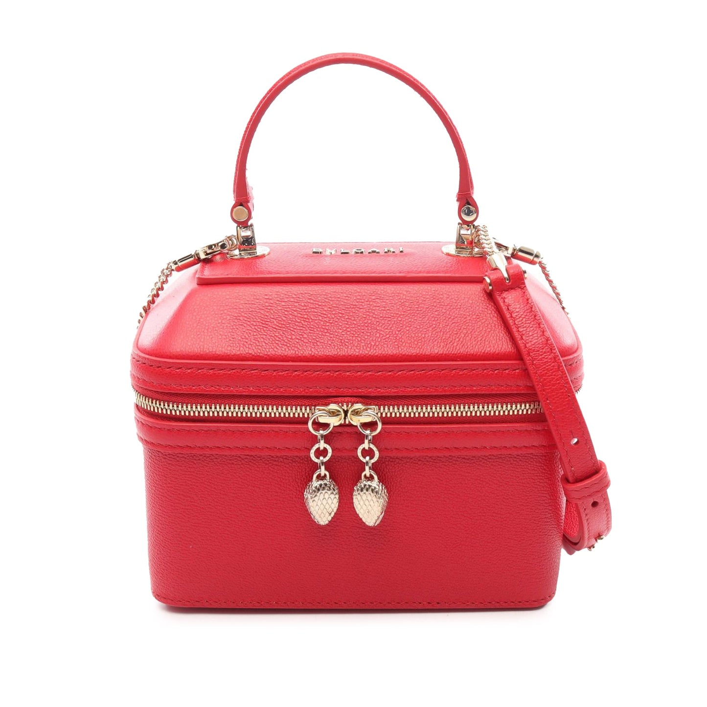 Bvlgari Leather Serpenti Forever Vanity Bag