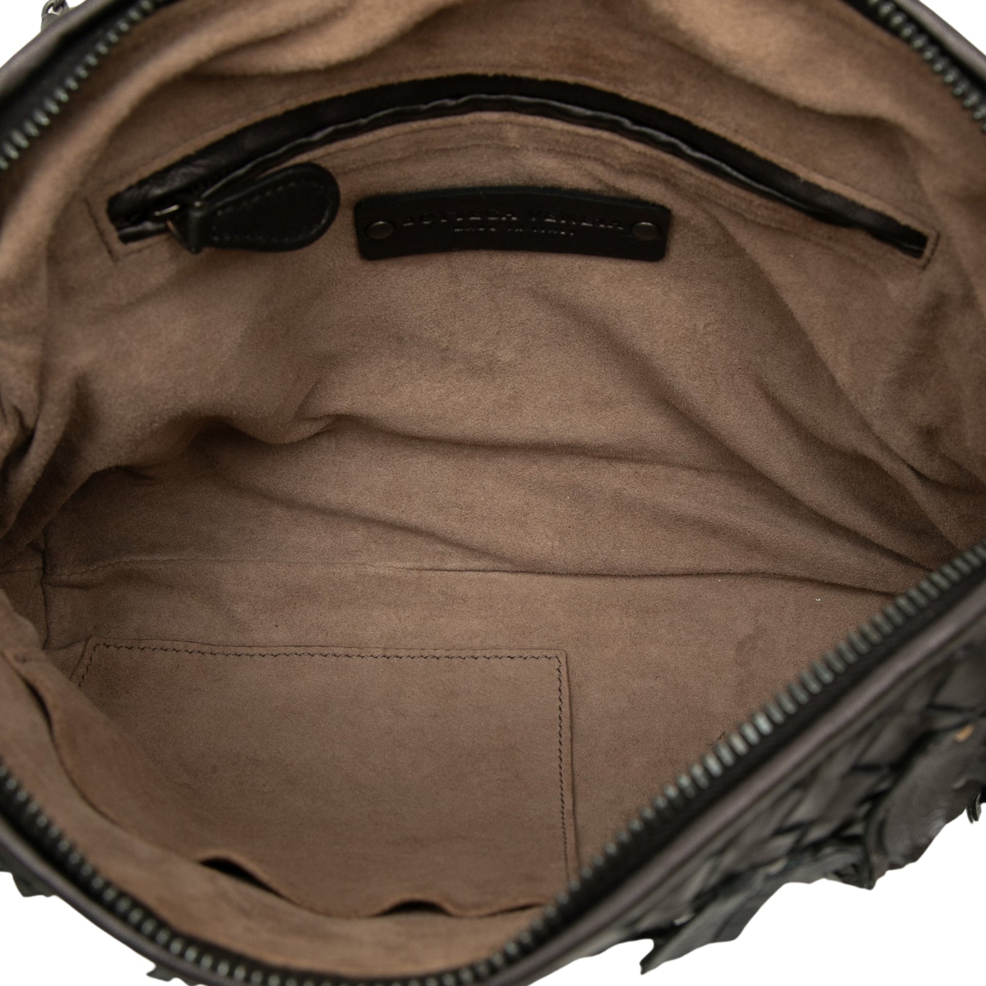 Bottega Veneta Metallic Multicolor Nappa Intrecciato Fringe Studded Nodini Crossbody