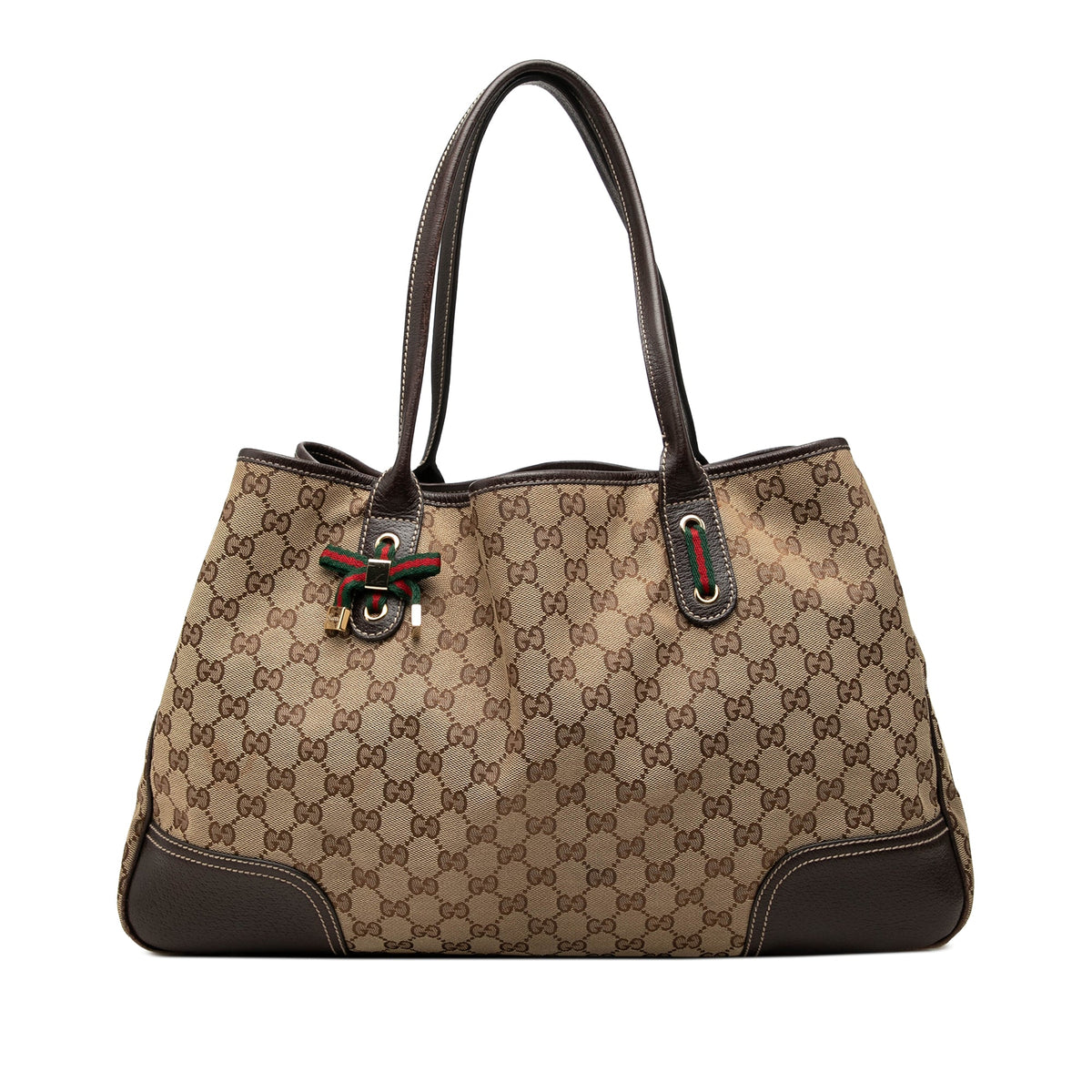 Gucci GG Canvas Princy Tote — Beige