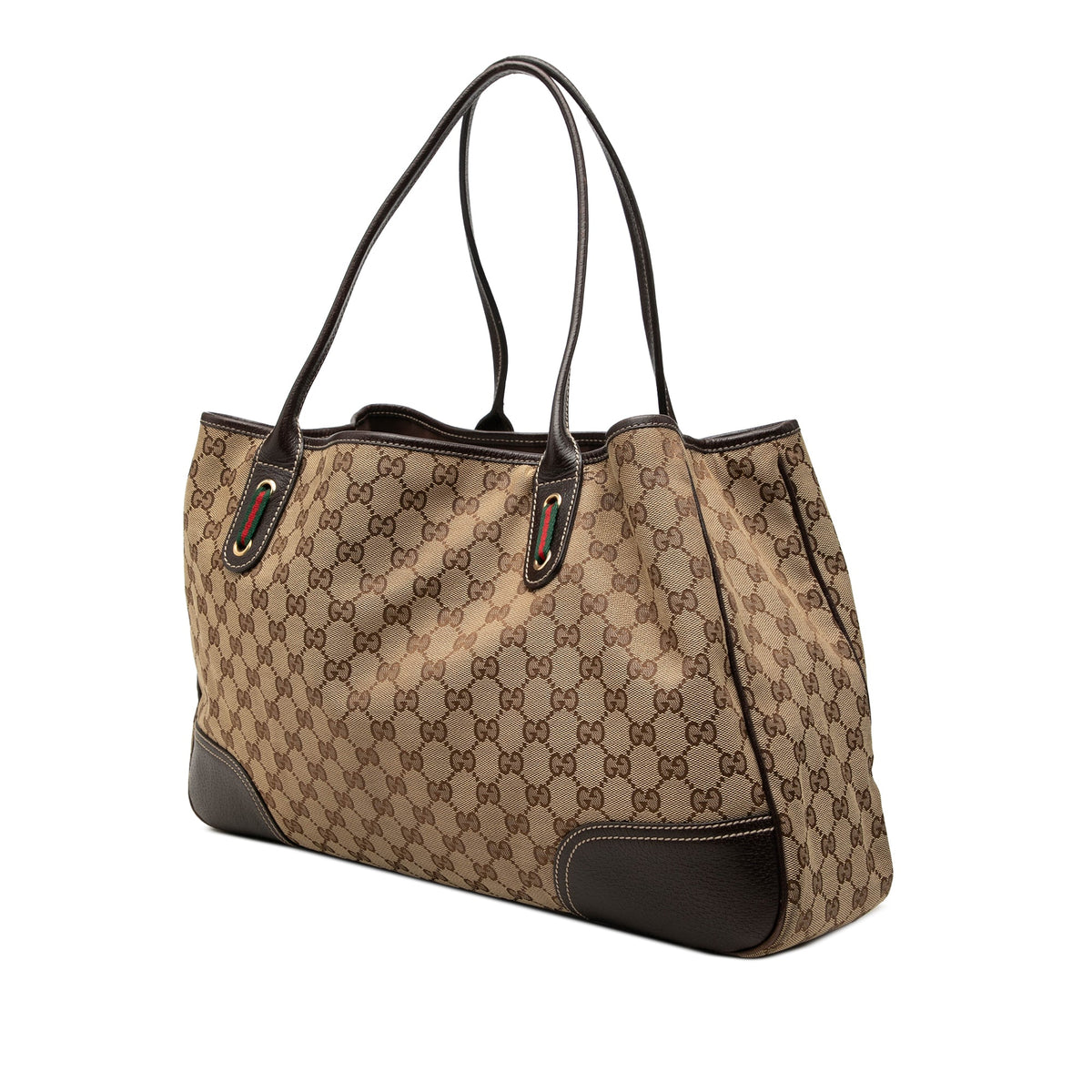 Gucci GG Canvas Princy Tote — Beige