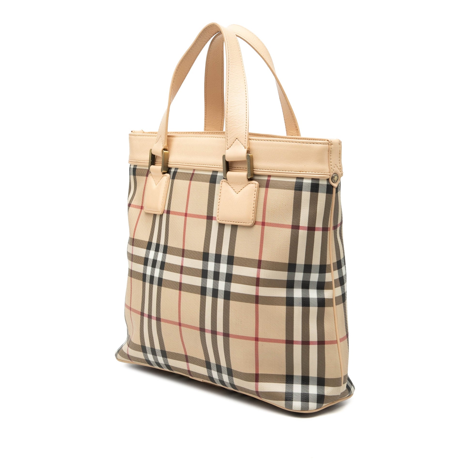 Burberry House Check Canvas Handbag