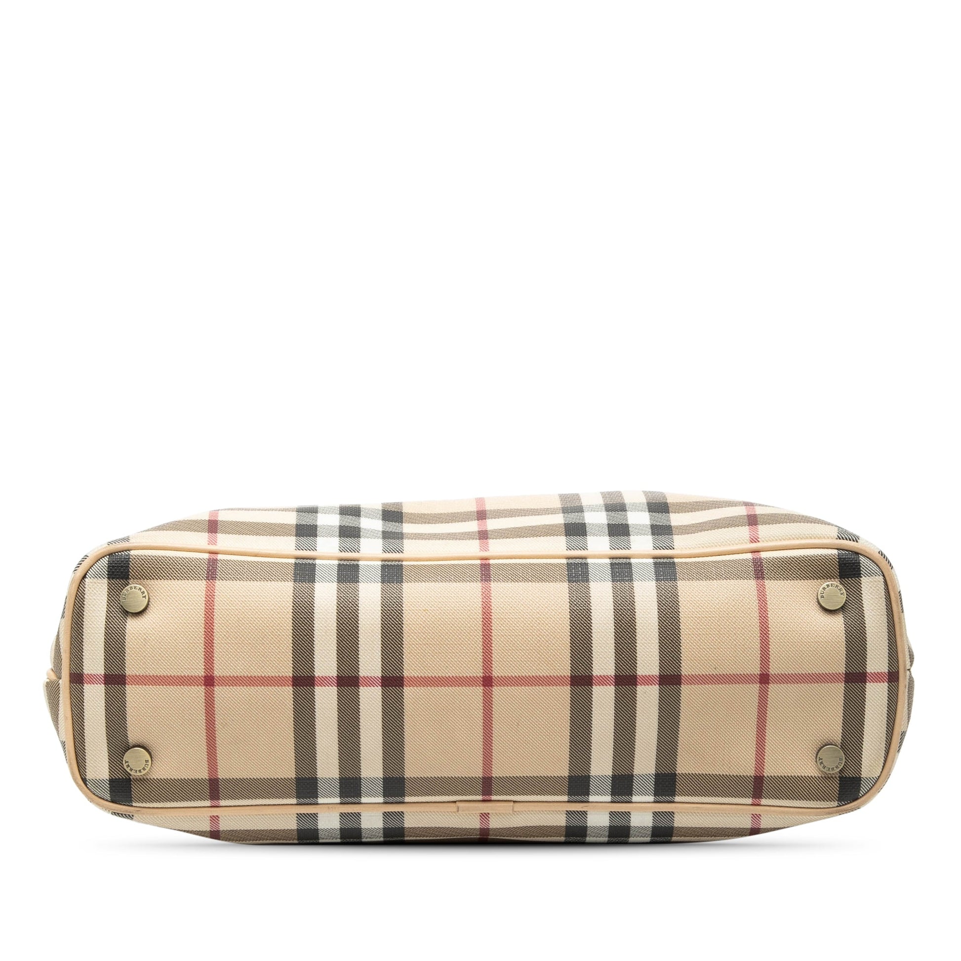 Burberry House Check Canvas Handbag