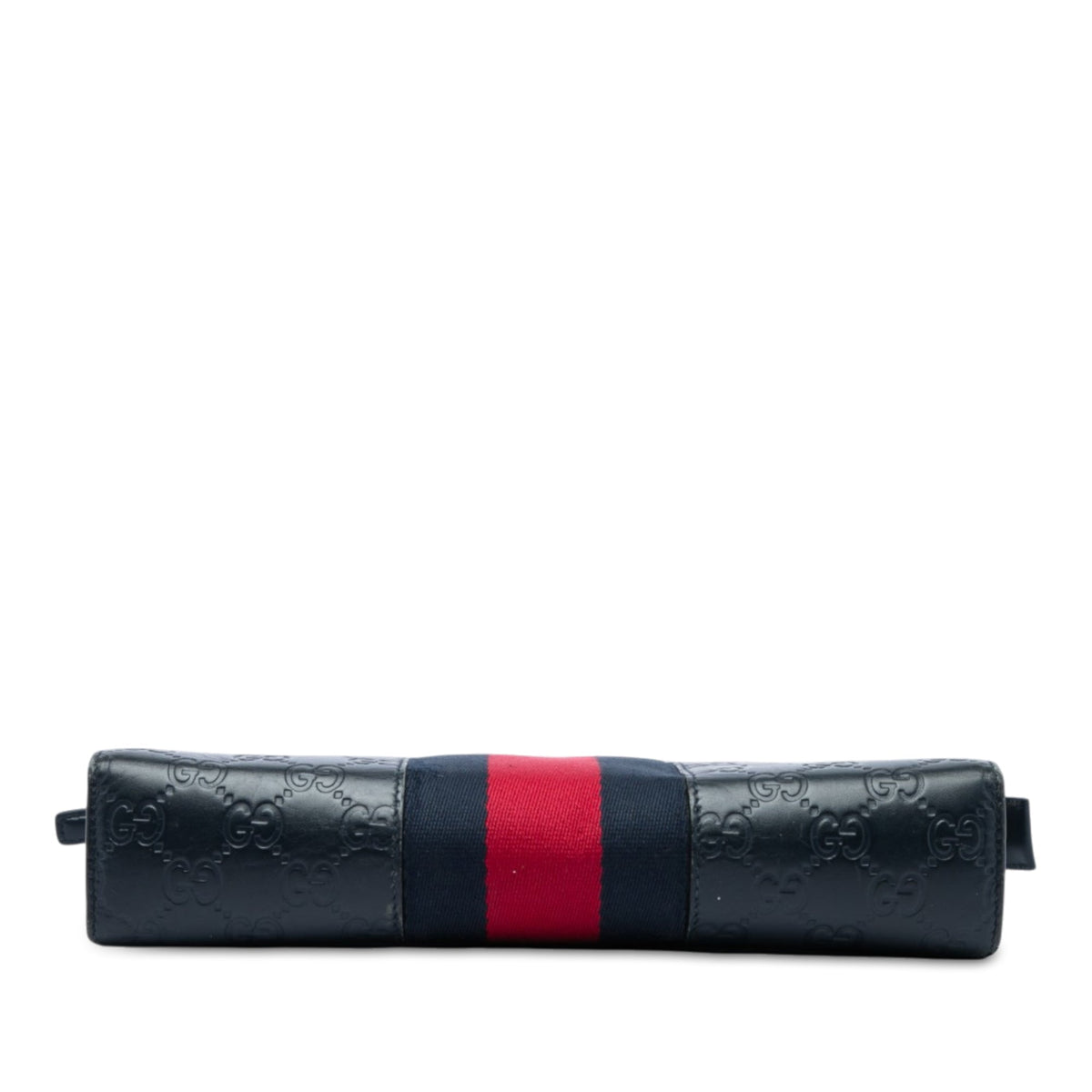 Gucci Guccissima Web Clutch — Blue