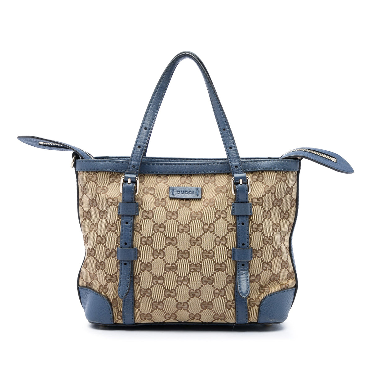 Gucci GG Canvas Satchel — Beige