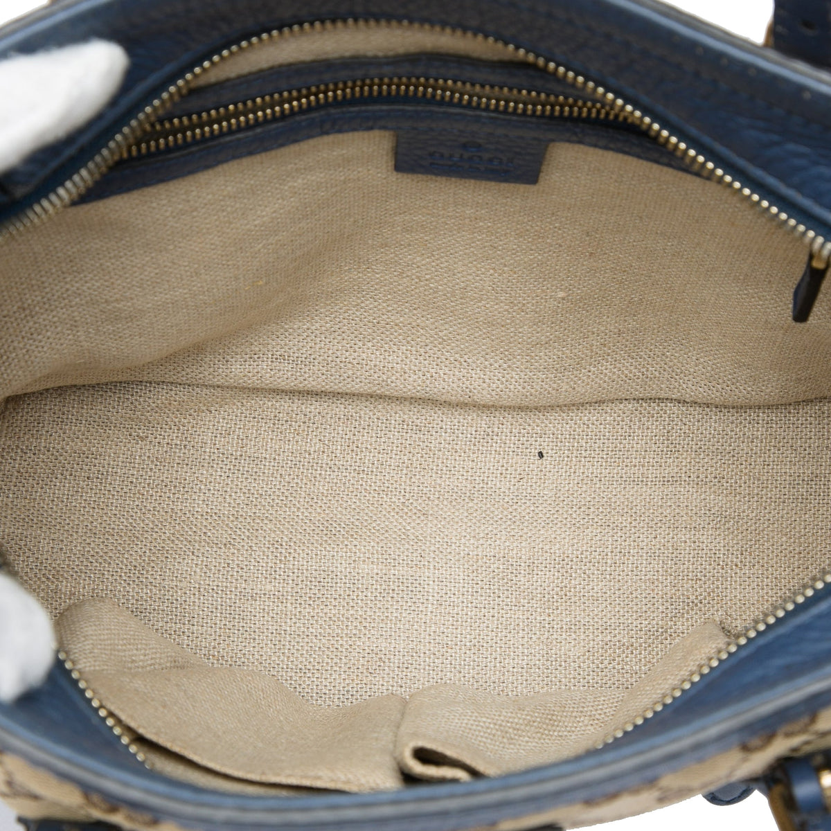 Gucci GG Canvas Satchel — Beige