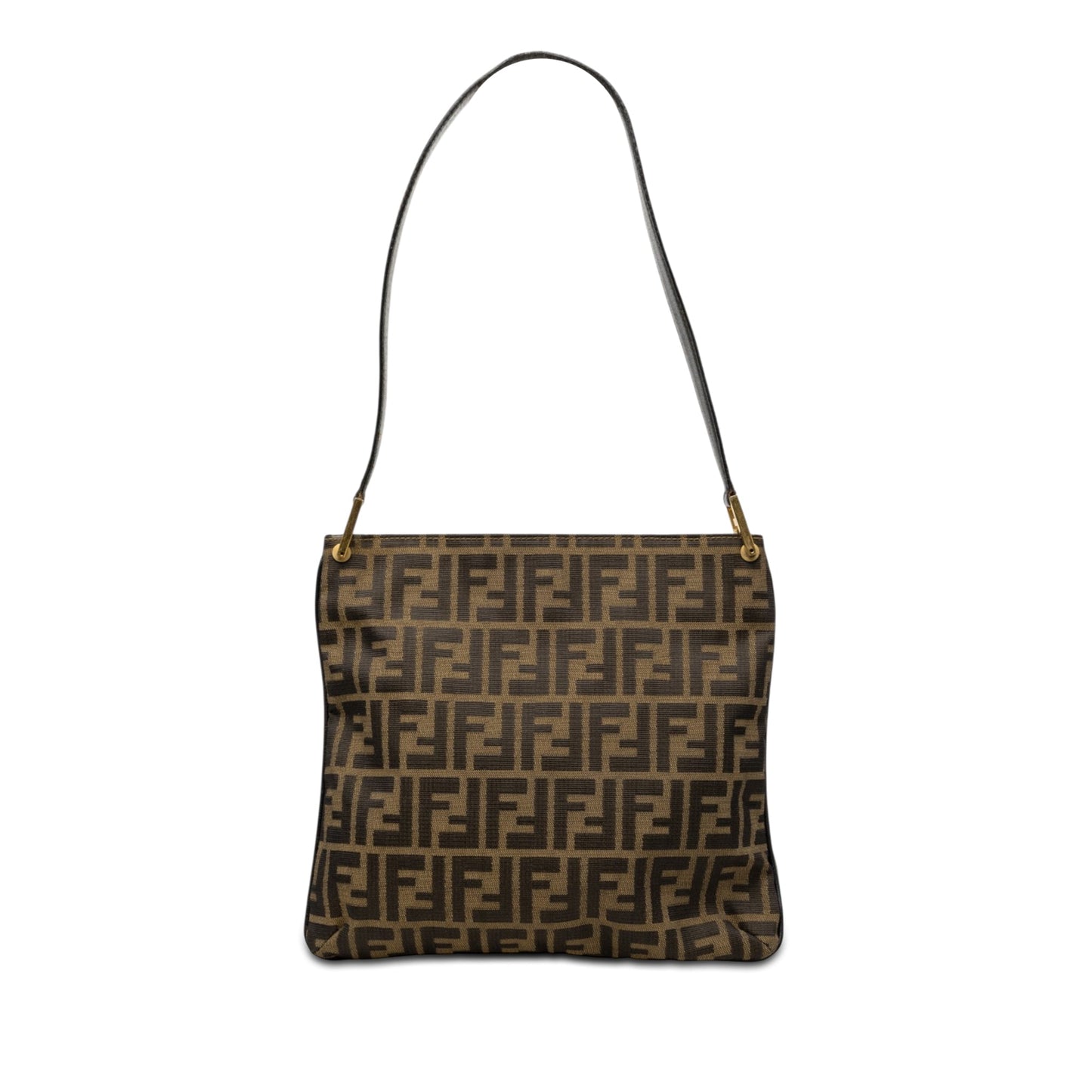 Fendi Zucca Canvas Shoulder Bag